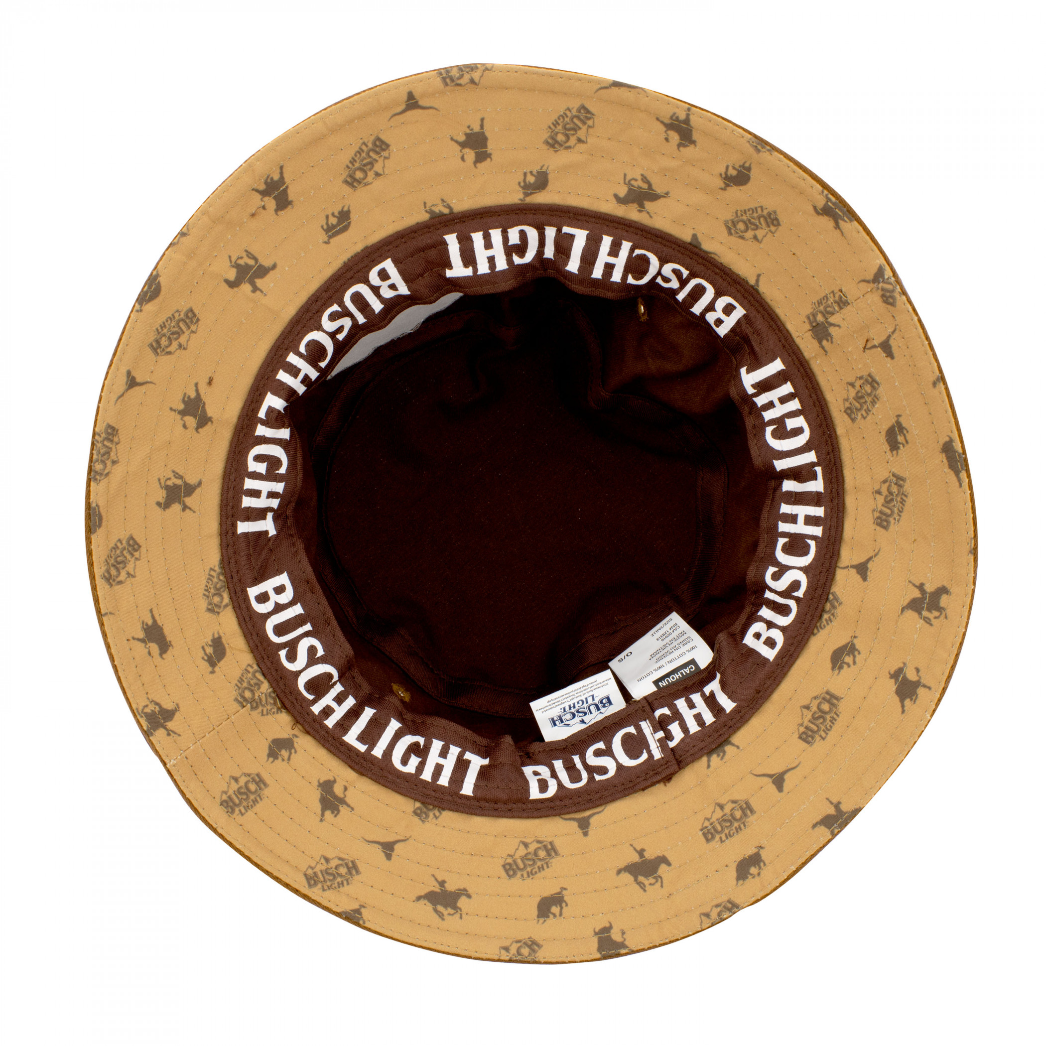 Busch Light Rodeo Under Brim Print Bucket Hat