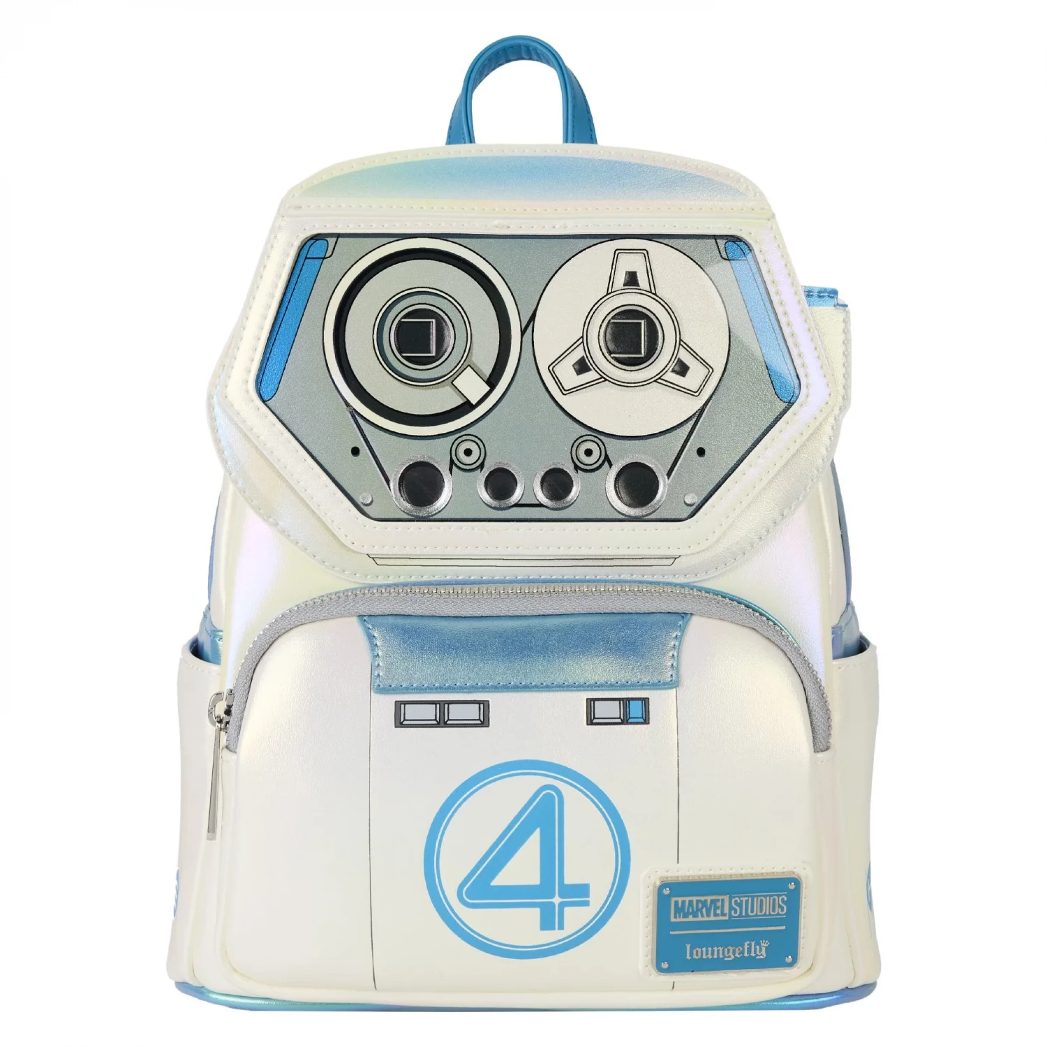 Fantastic Four H.E.R.B.I.E. Cosplay Mini Backpack by Loungefly, Multi-Color