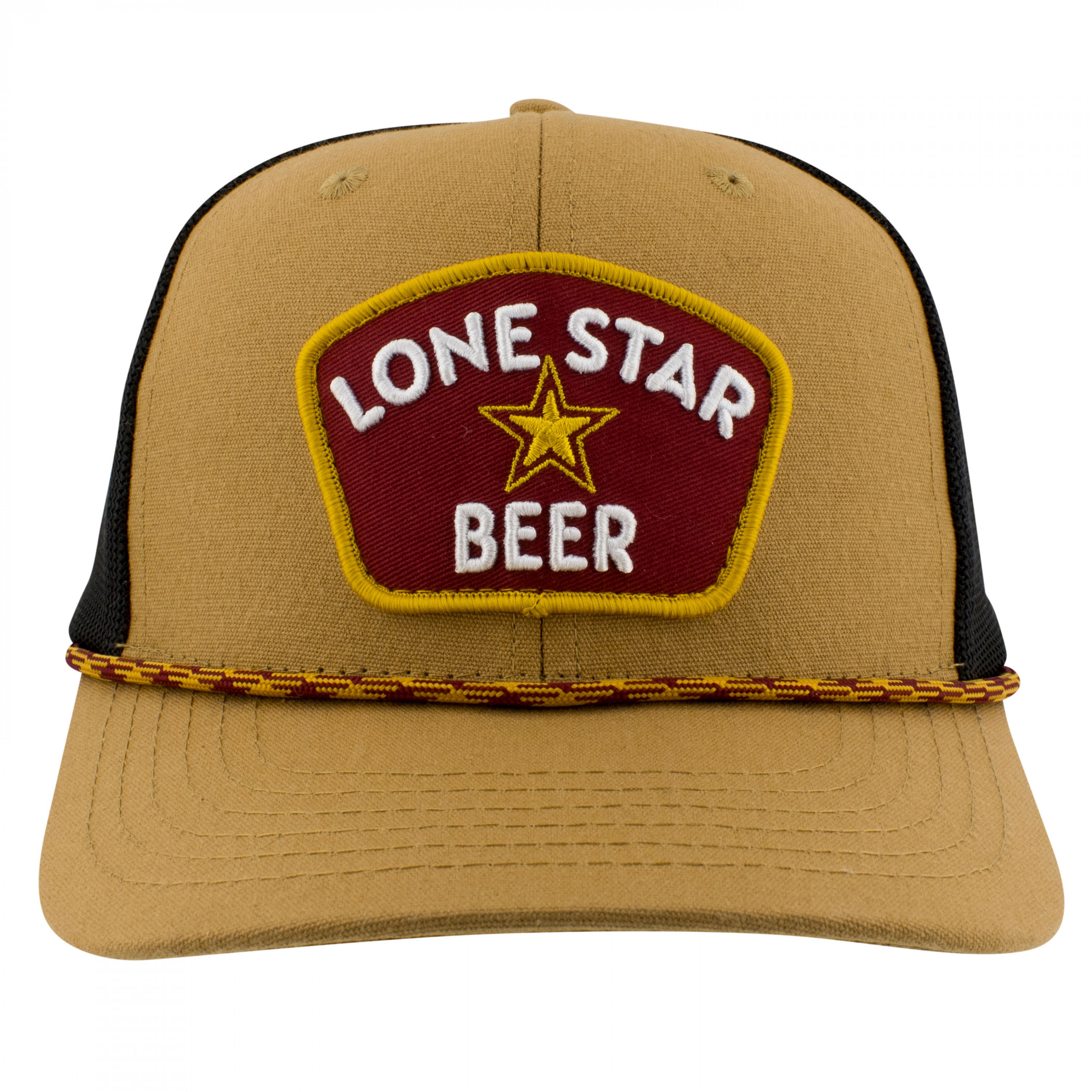 Lone Star Beer Embroidered Patch Rope Hat