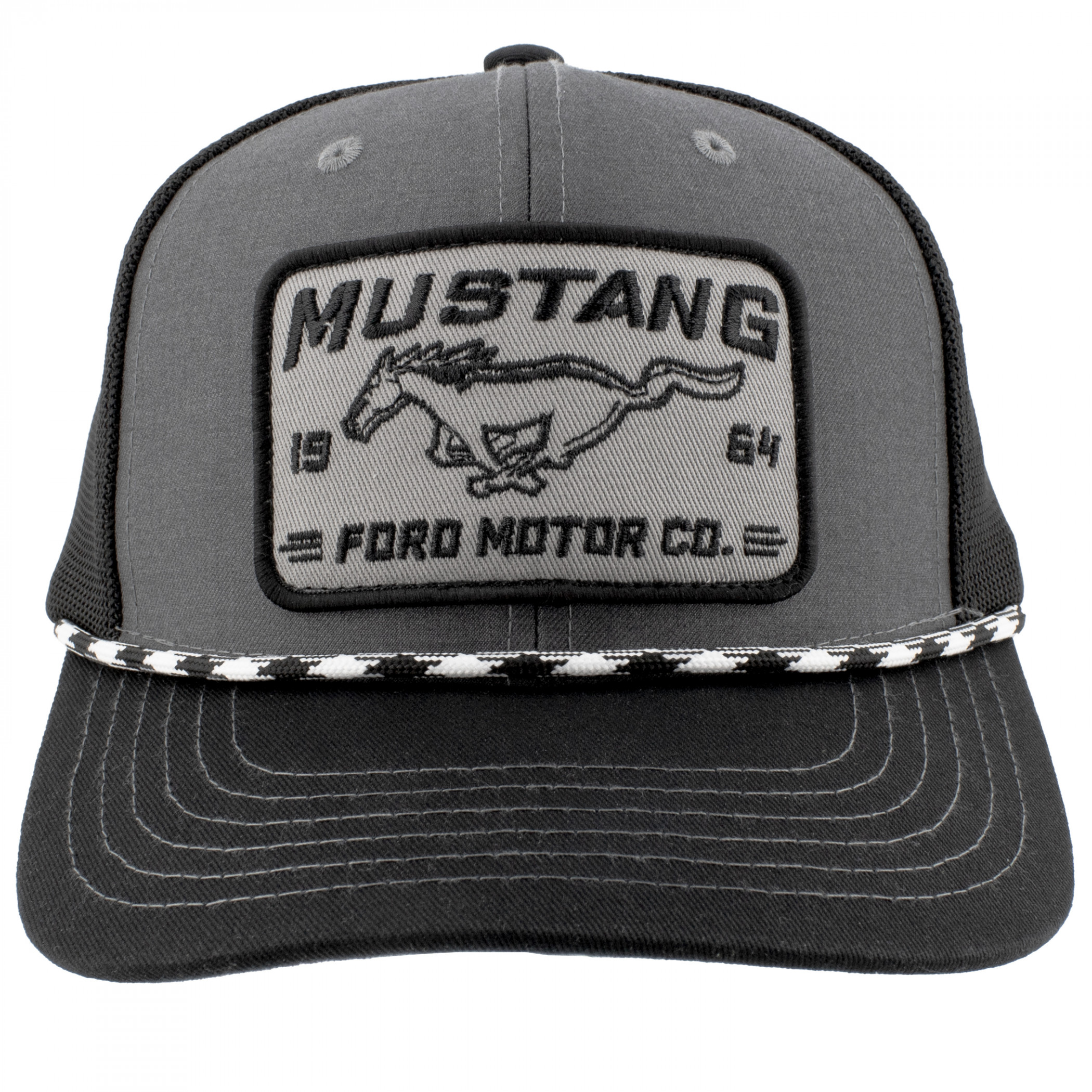 Mustang Embroidered Logo Cotton Twill Rope Hat