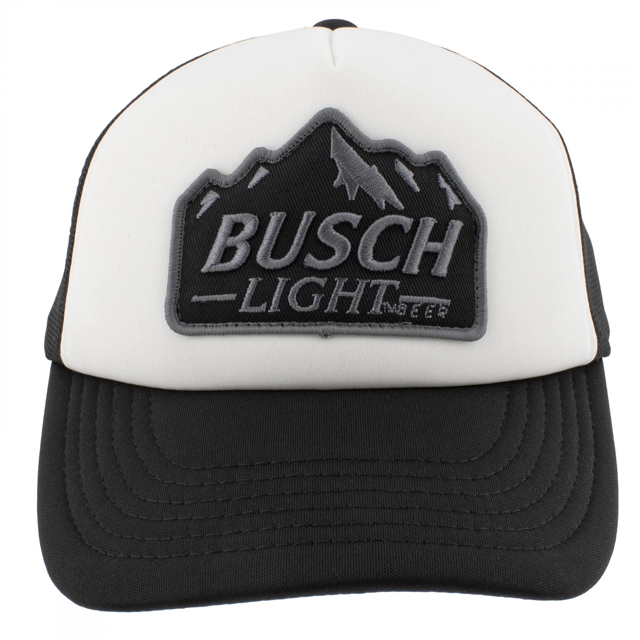 Busch Light Mountains Embroidered Logo Trucker Hat