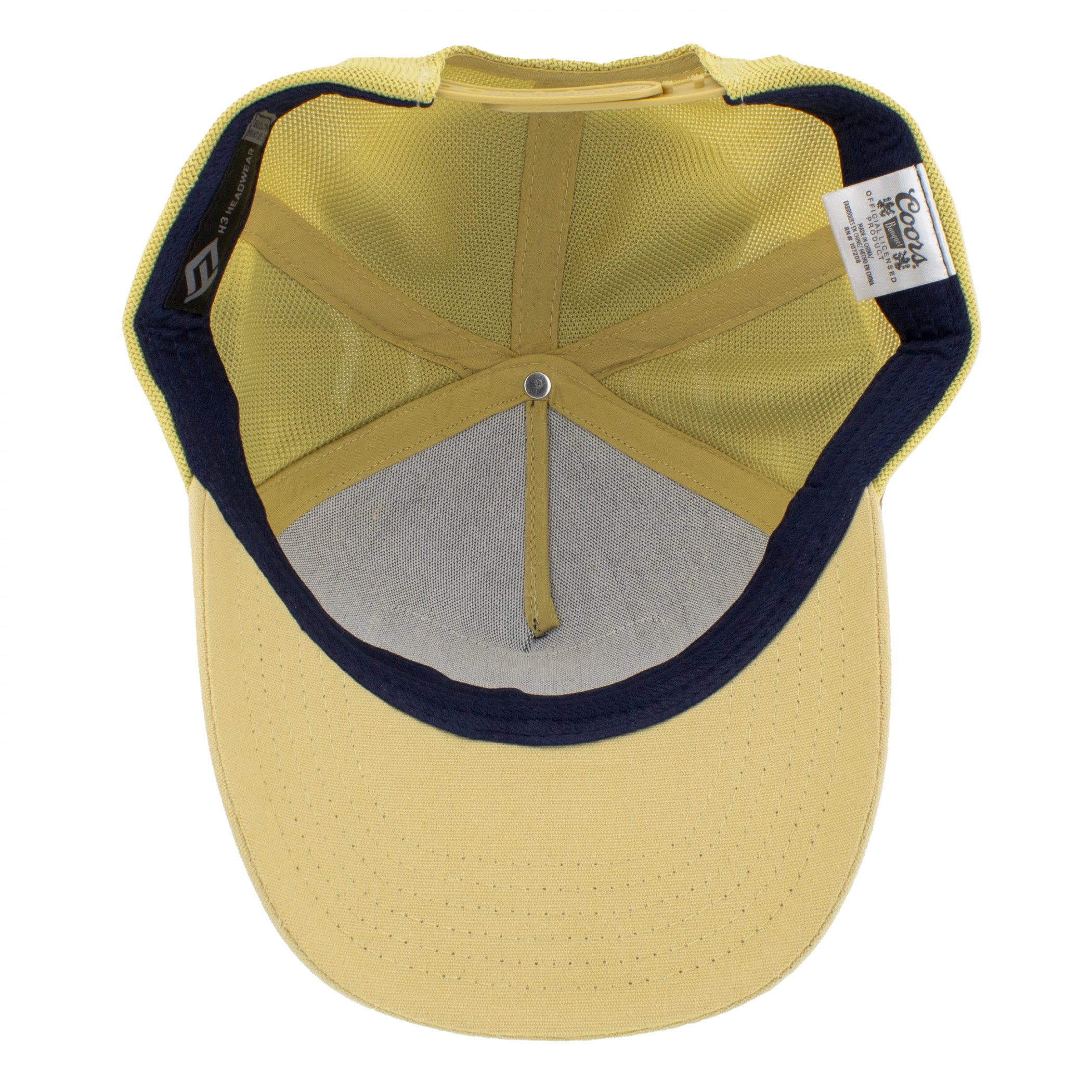 Coors Banquet Logo Embroidered Patch Two Tone Trucker Hat