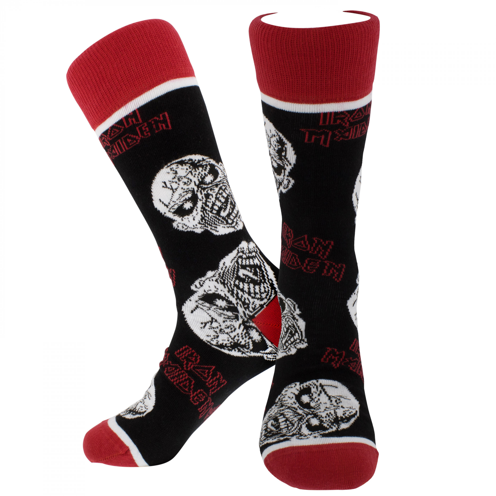 Iron Maiden Eddie Skulls Crew Socks