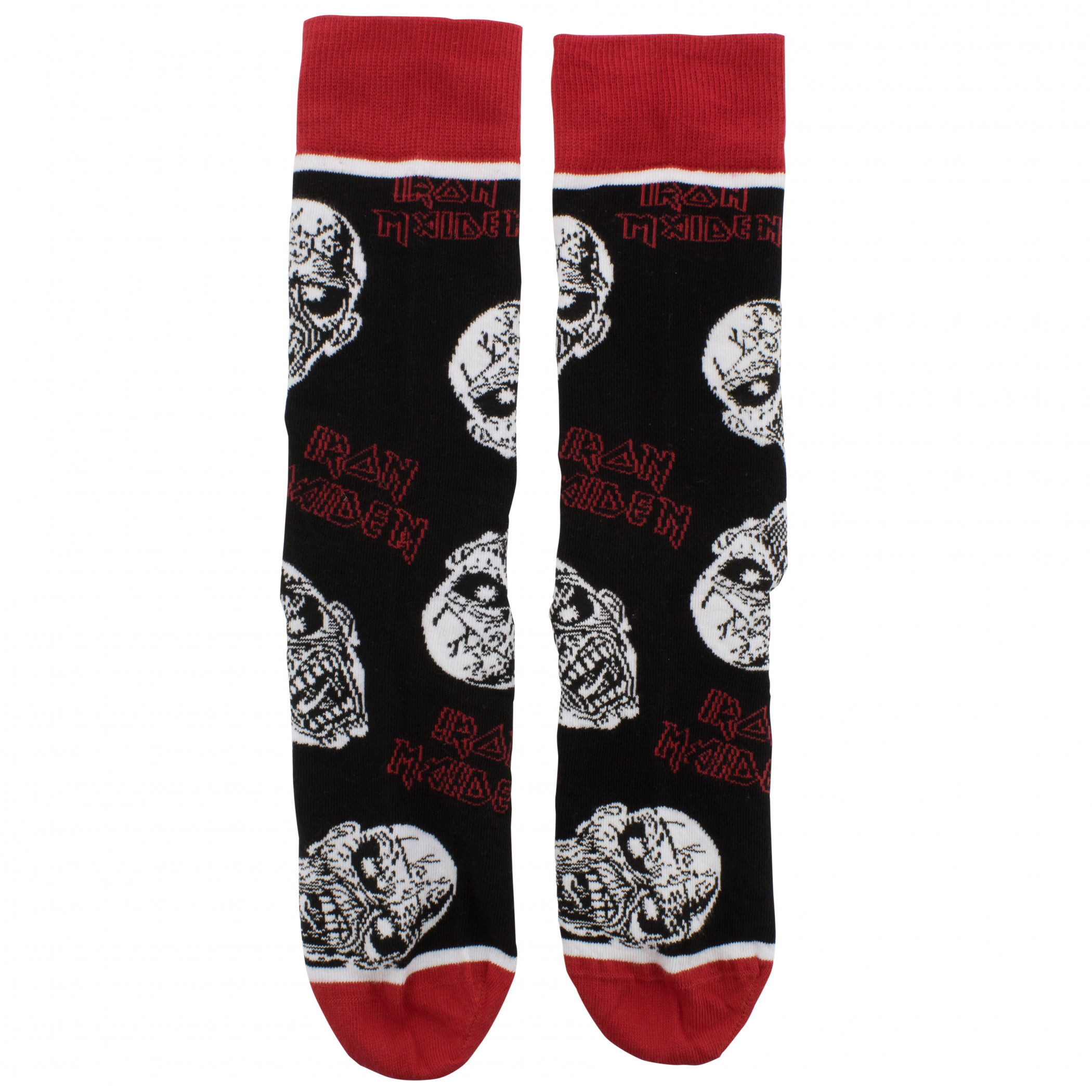 Iron Maiden Eddie Skulls Crew Socks