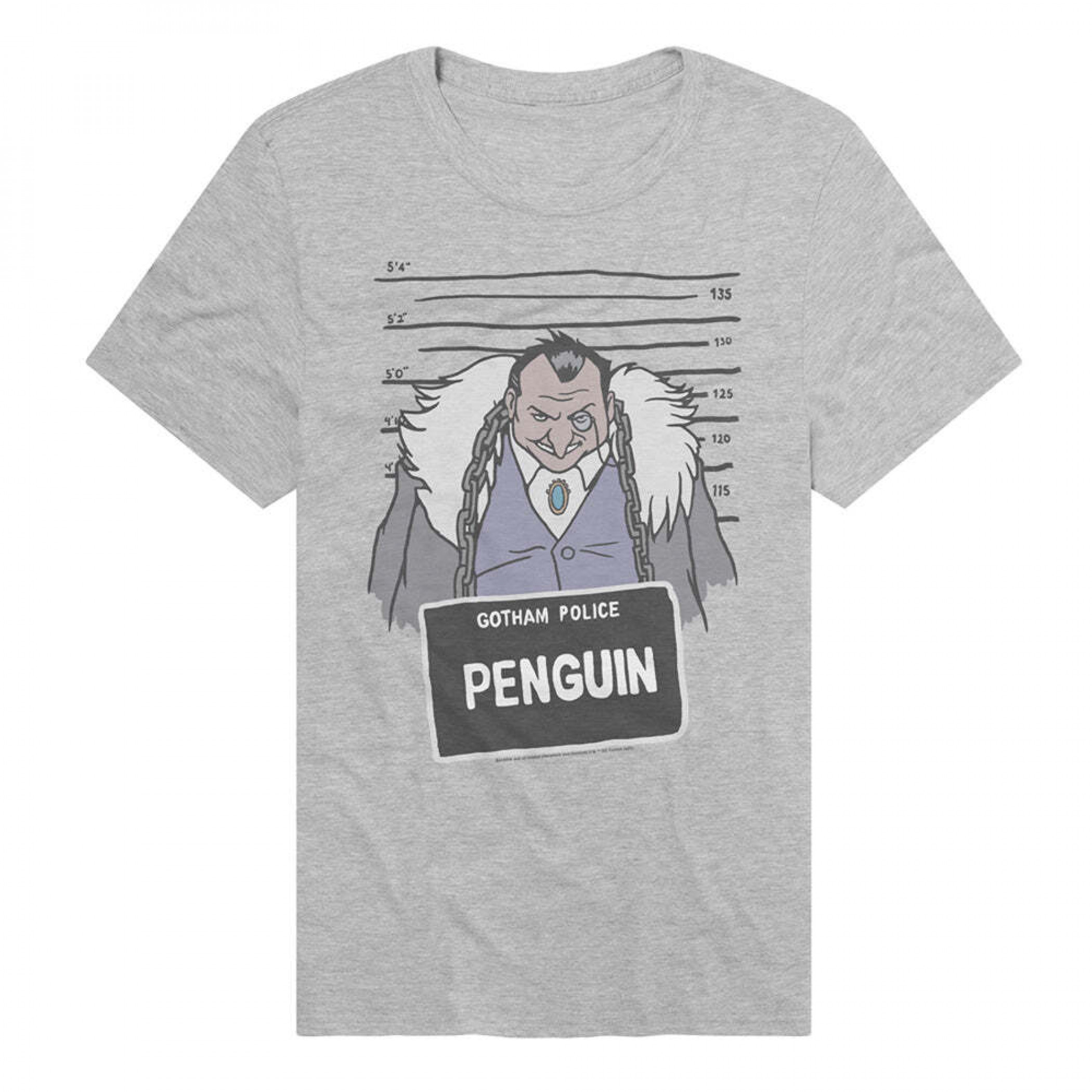 The Penguin Mugshot T-Shirt, Grey