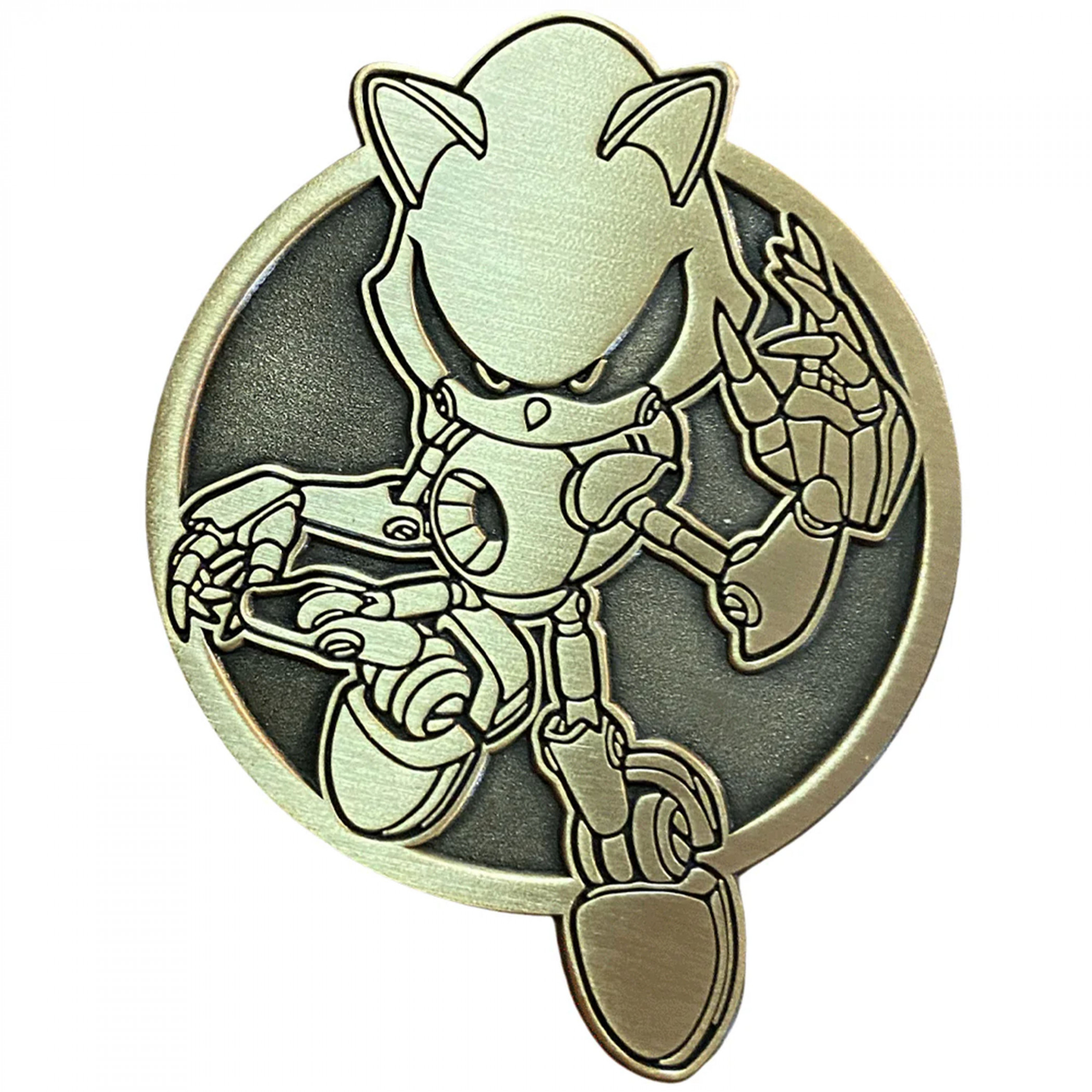Sonic the Hedgehog Limited Edition Emblem: Metal Sonic Pin, Gold
