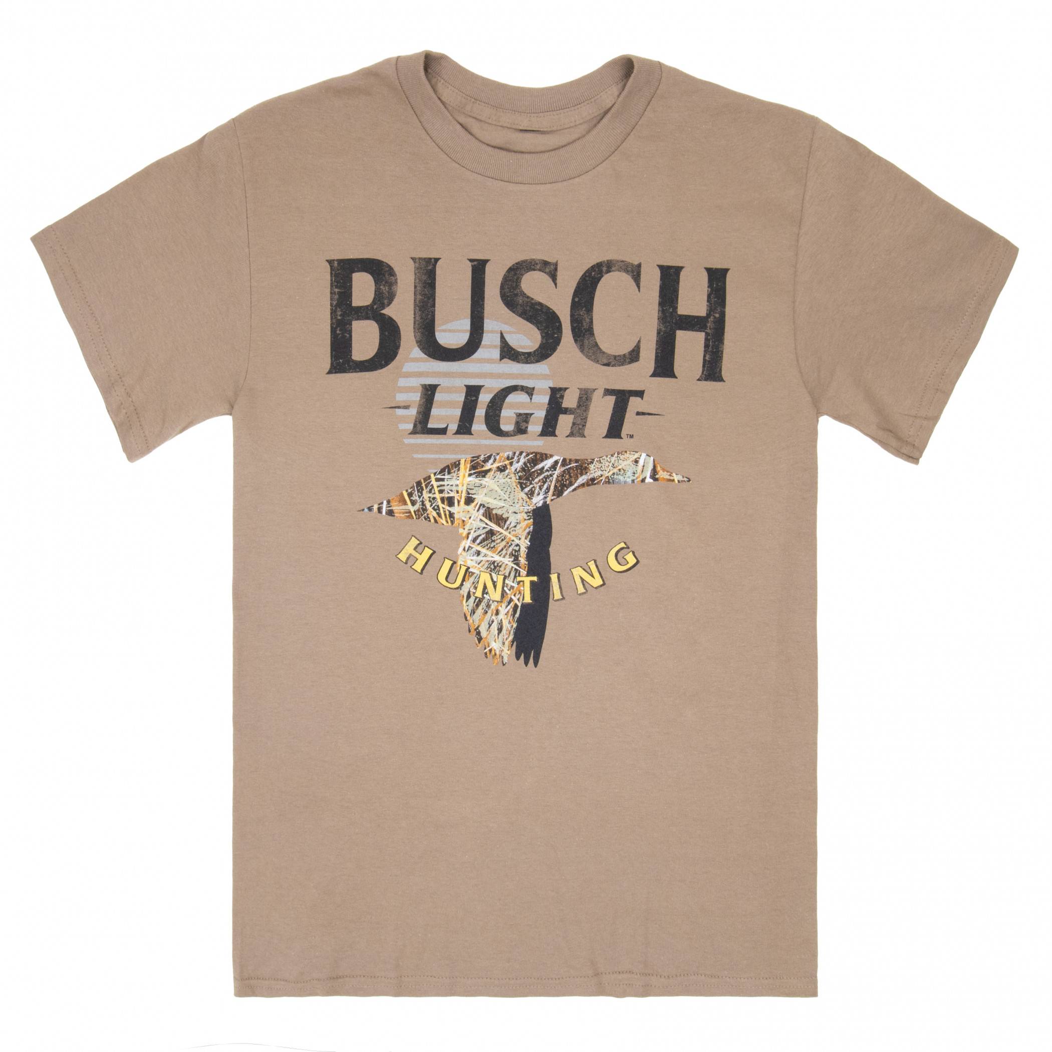 Busch Light Hunting Duck Camo Brown Colorway T-Shirt