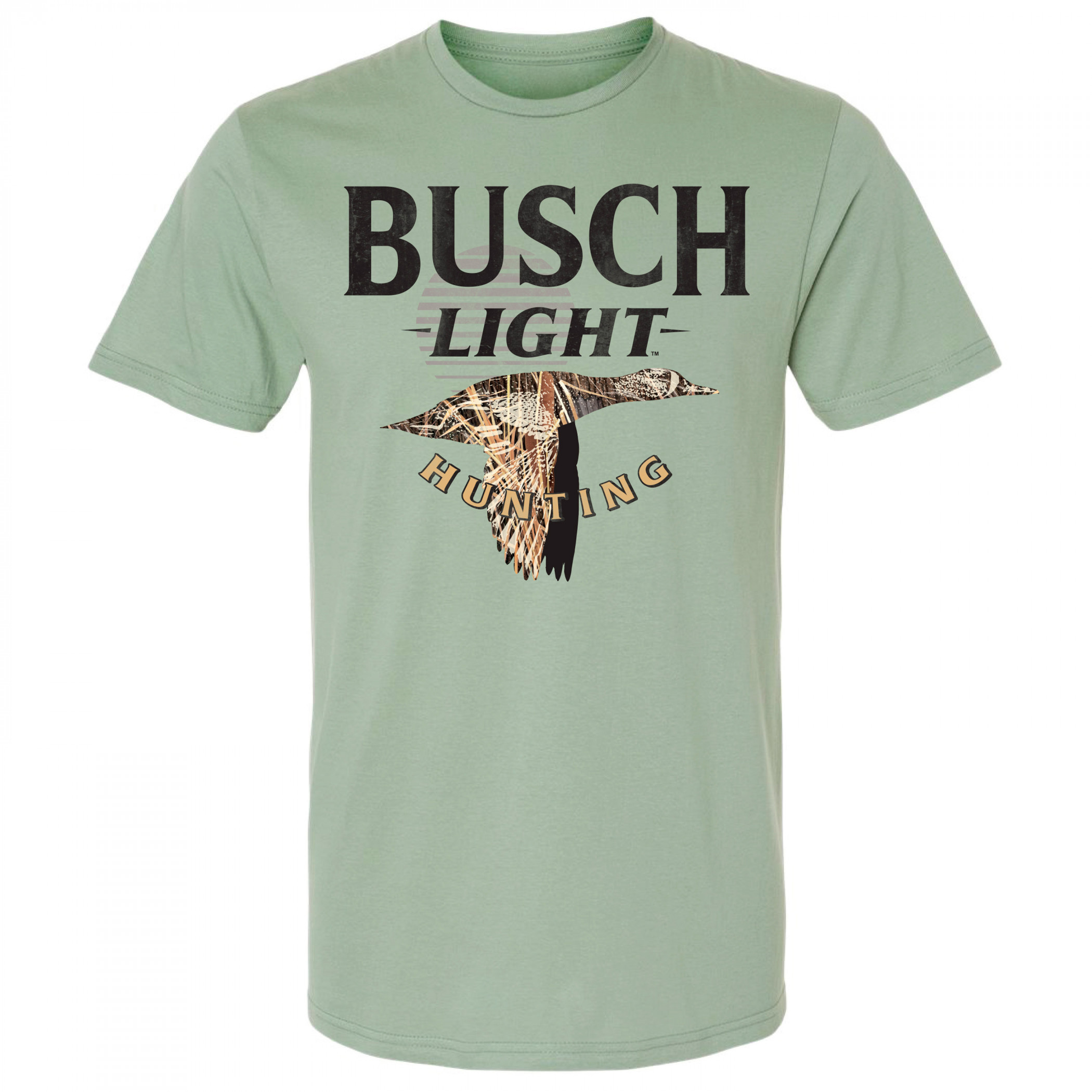 Busch Light Hunting Duck Camo Green Colorway T-Shirt