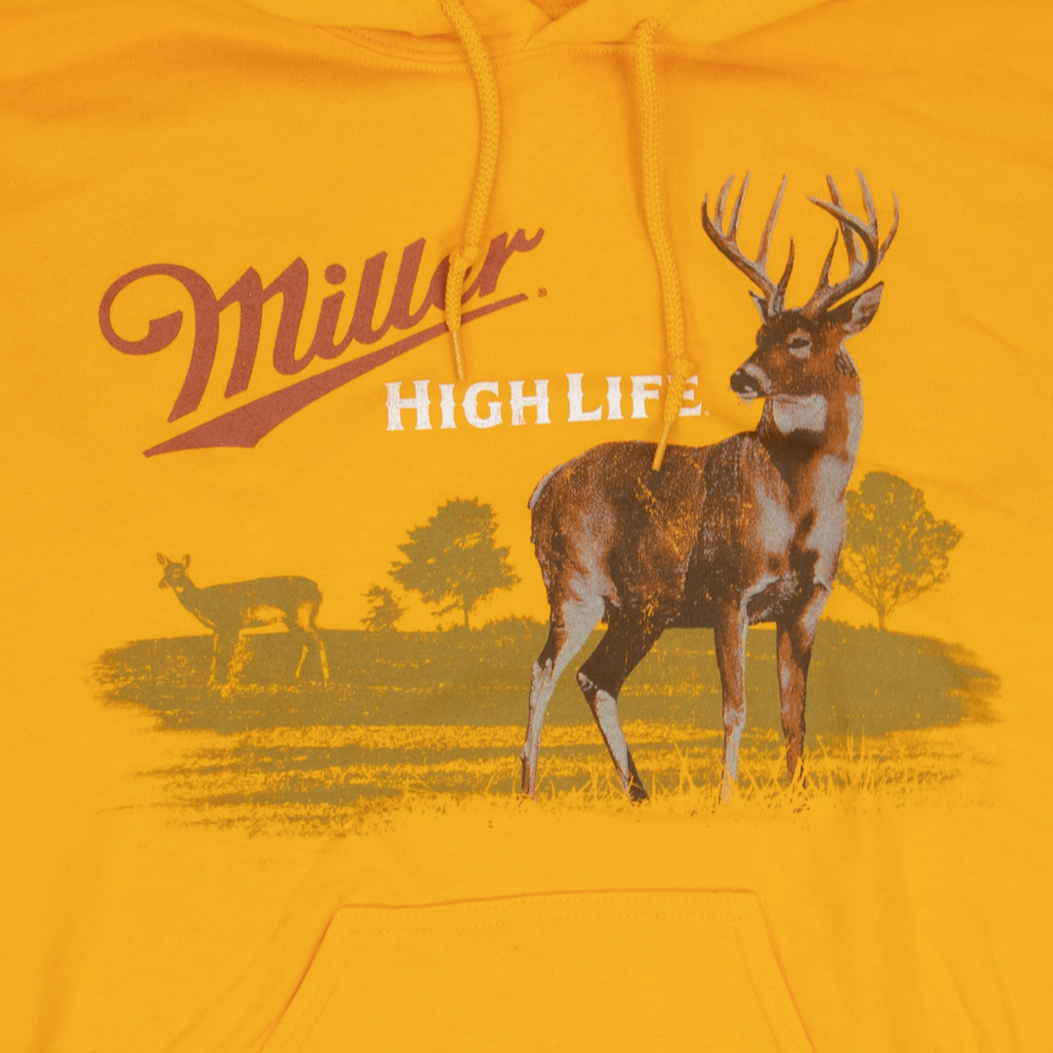 Miller High Life Wildlife Deer Yellow Colorway Hoodie