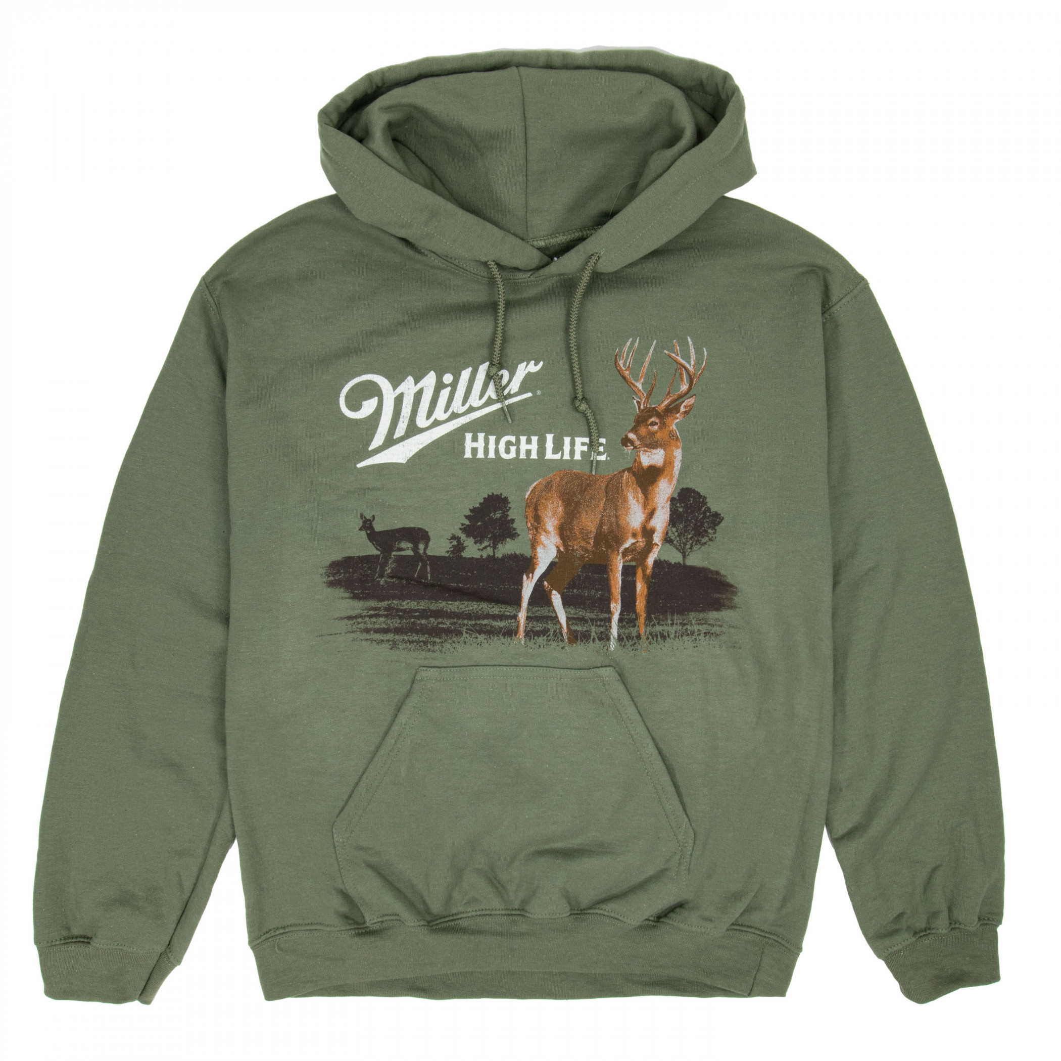 Miller High Life Wildlife Deer Green Colorway Hoodie