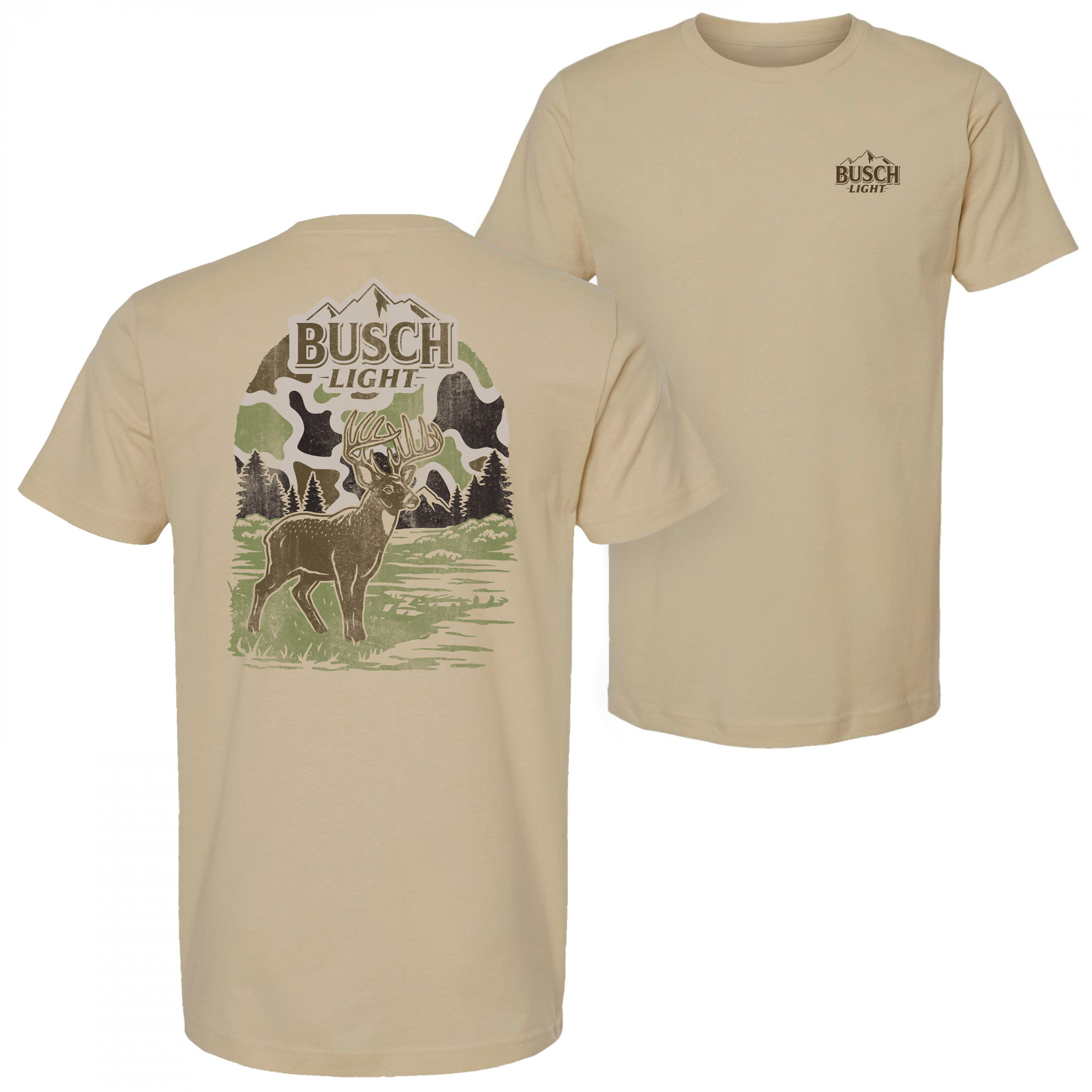 Busch Light Camo Range Beige Colorway T-Shirt