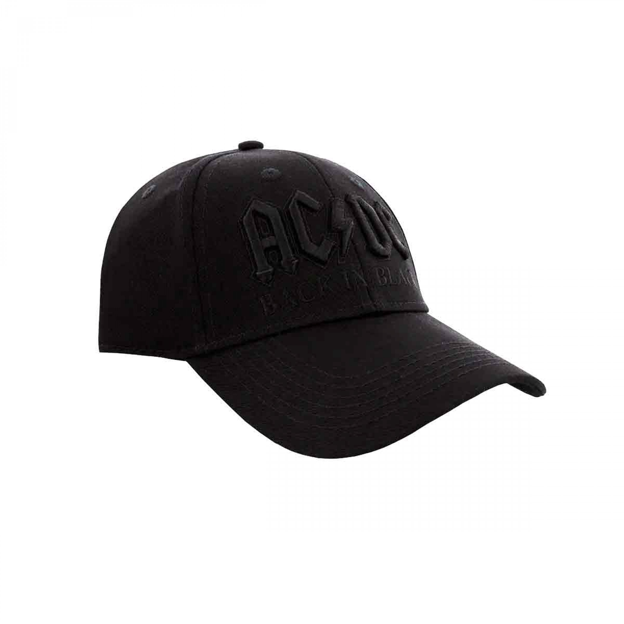 AC/DC Back in Black Logo Baseball Hat