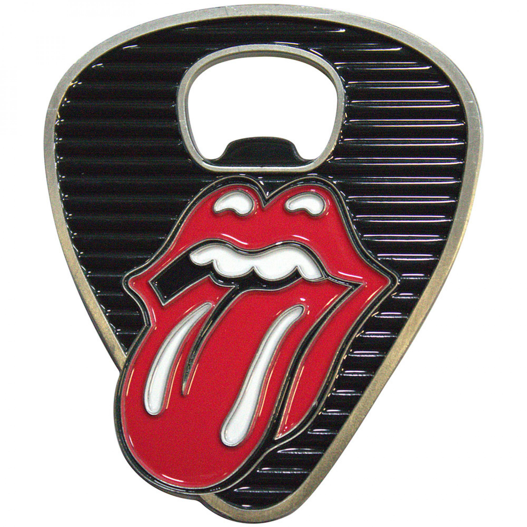 The Rolling Stones Classic Tongue Plectrum Bottle Opener