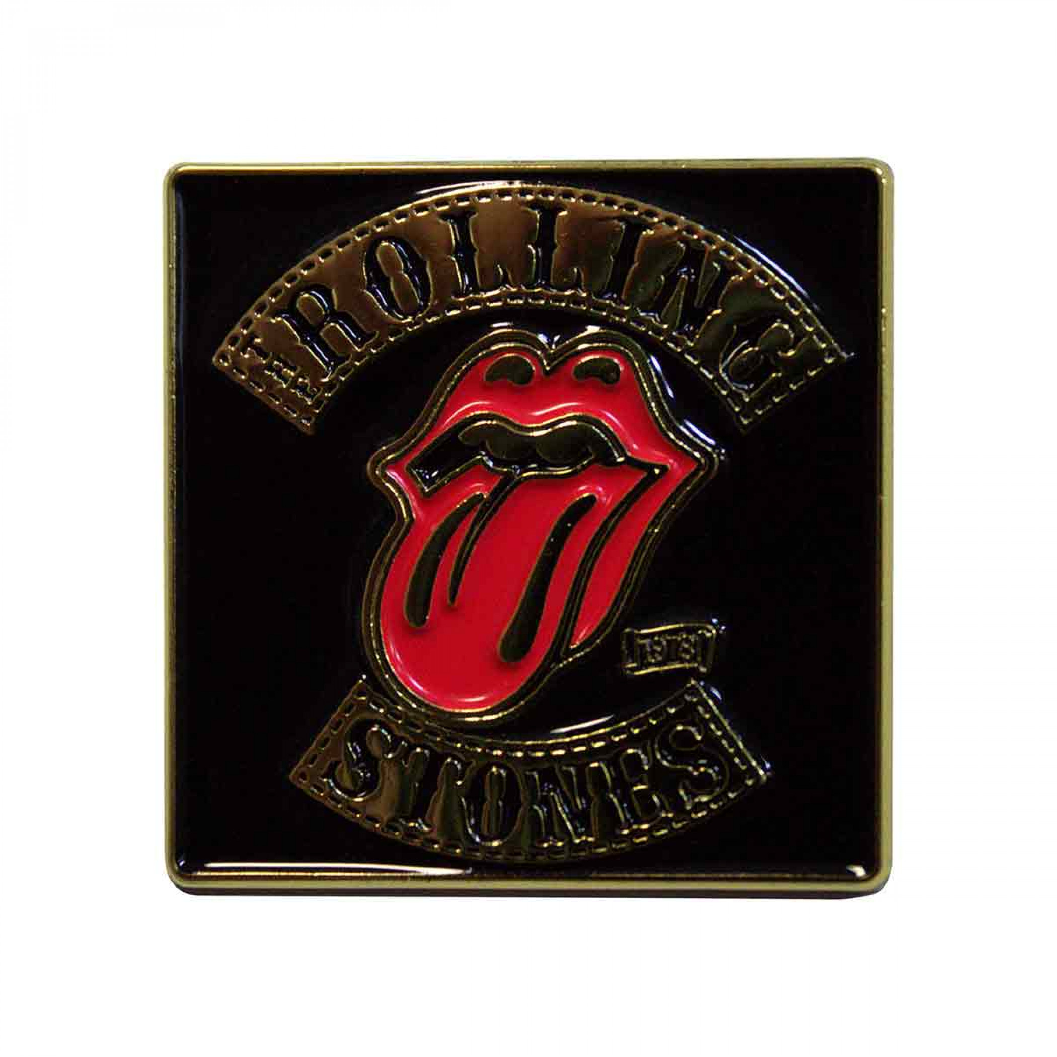 The Rolling Stones Tour '78 Gold Metal Pin