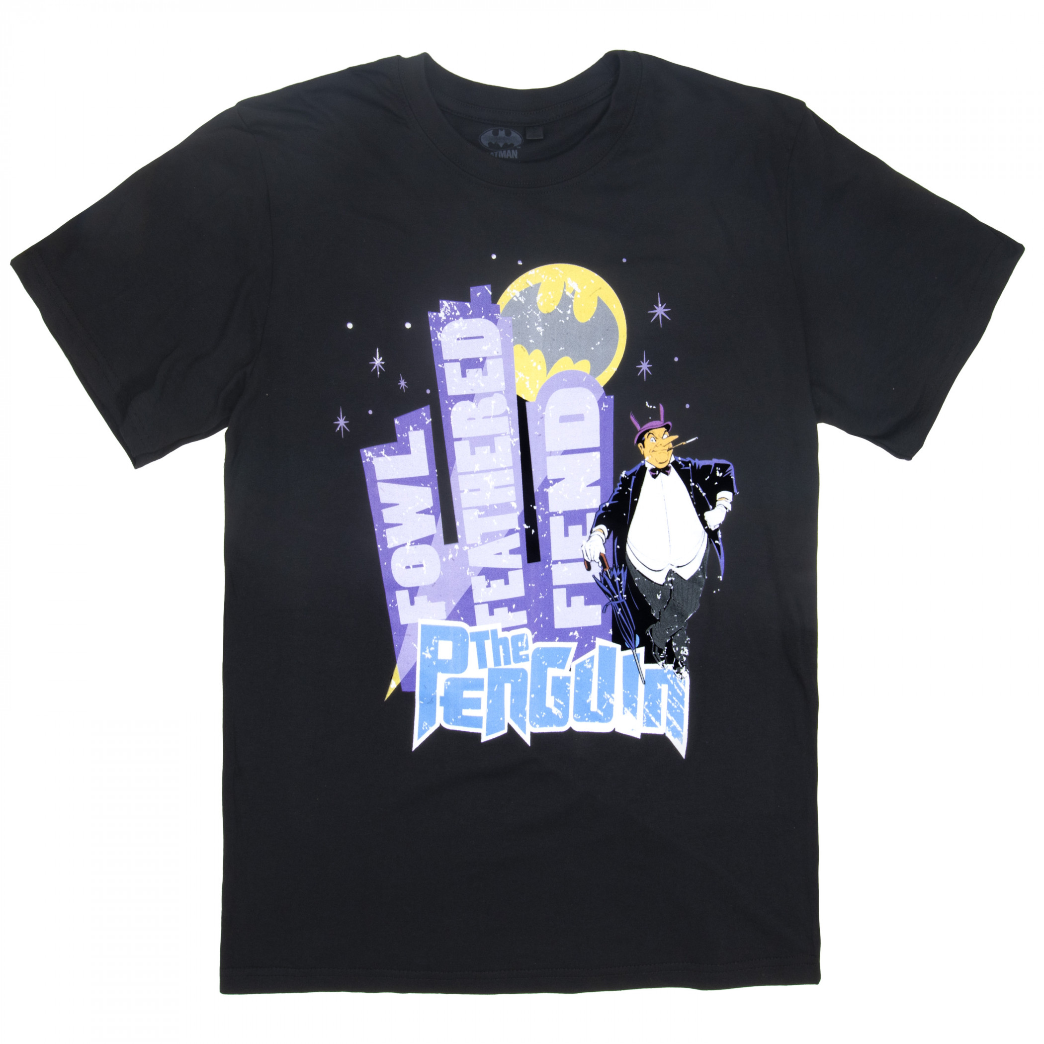 DC Comics The Penguin Cityscape T-Shirt, Black