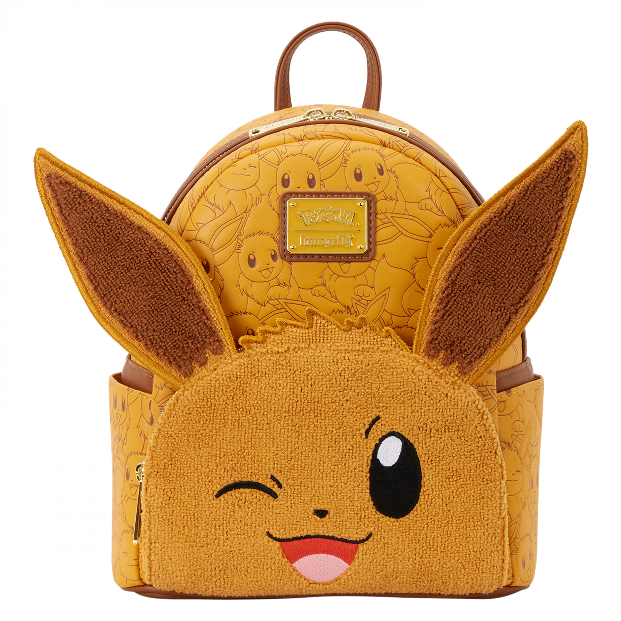 Pokemon Eevee Big Ears Mini Backpack By Loungefly, Brown
