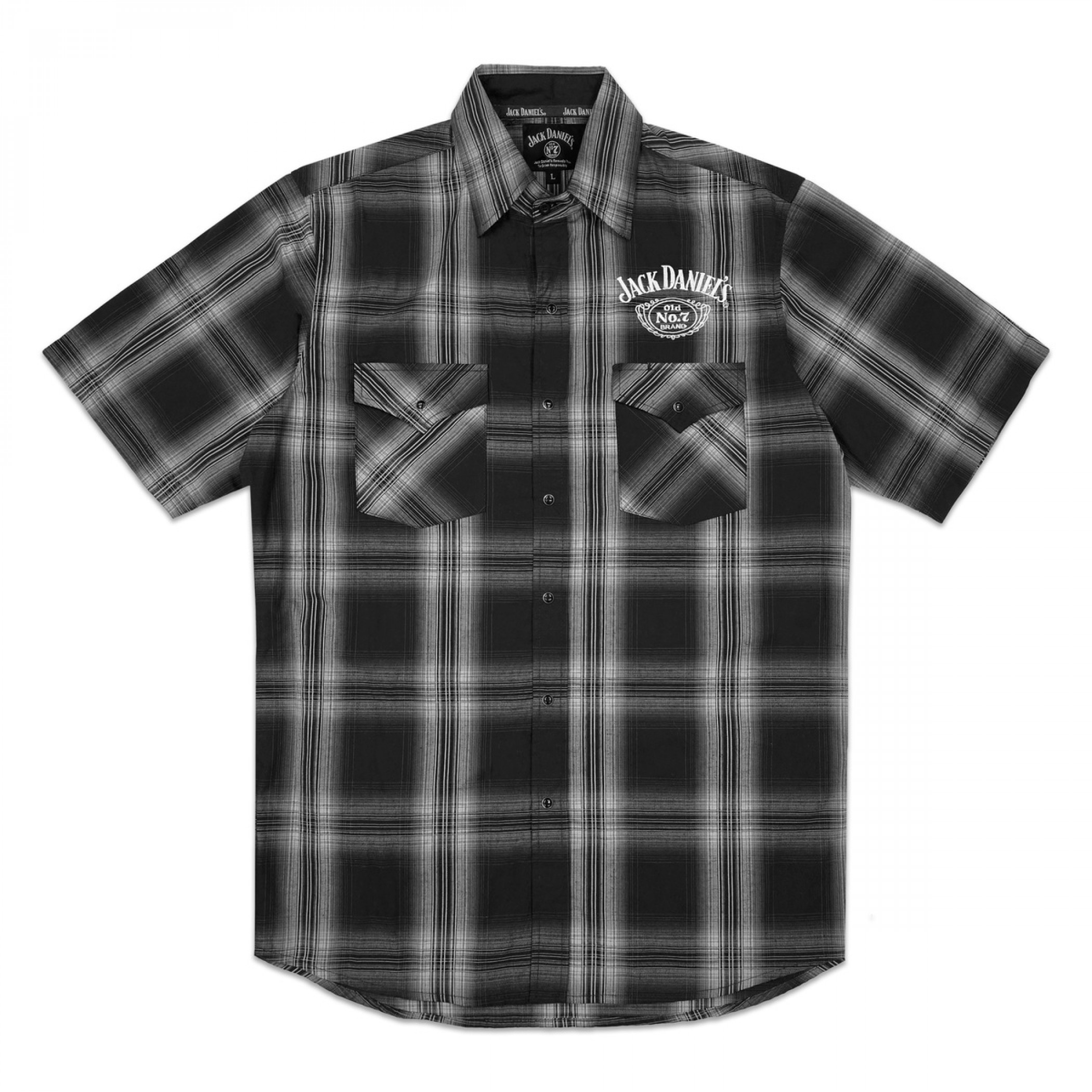 Jack Daniel's Old No.7 Plaid Button Down Shirt