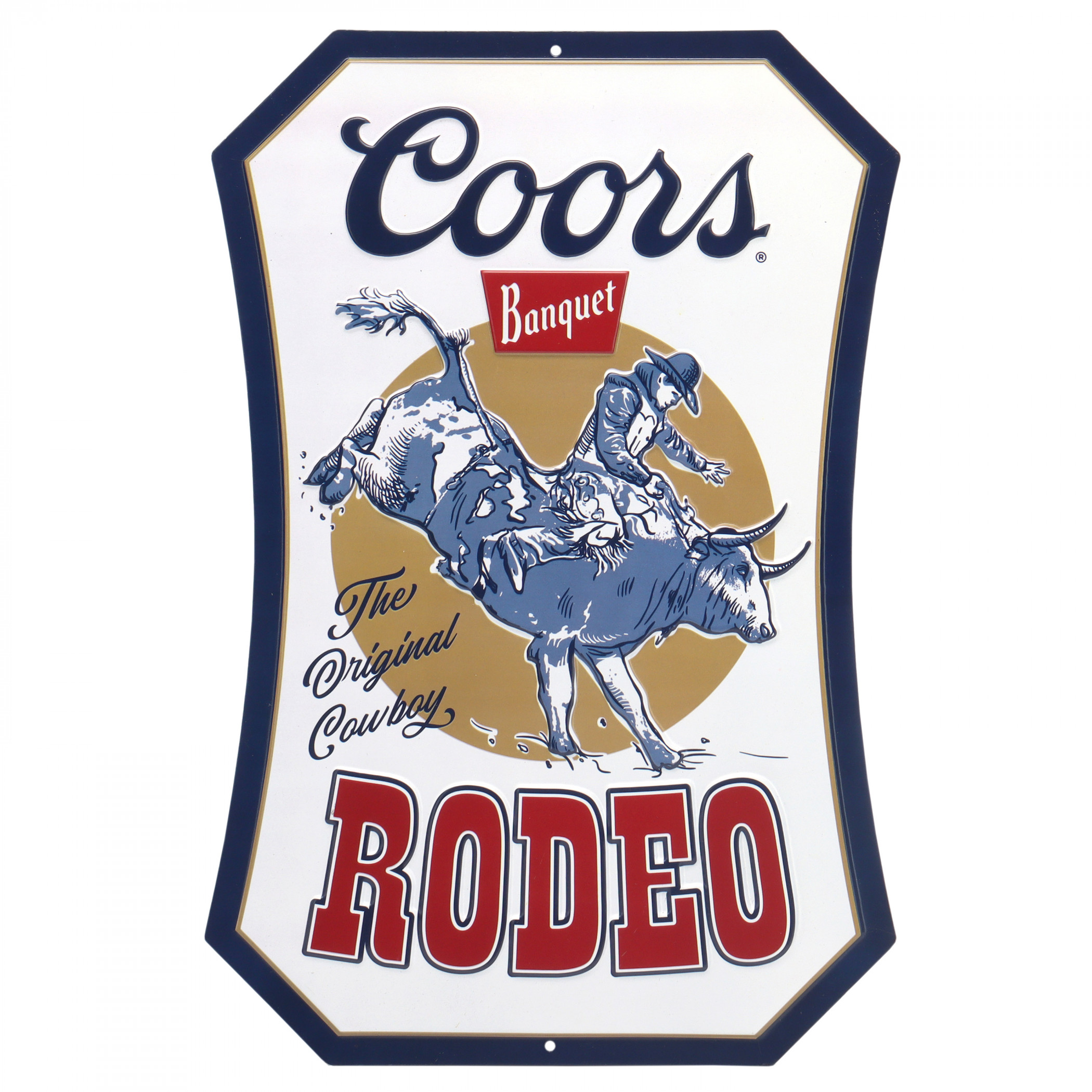 Coors Rodeo The Original Cowboy Metal Sign