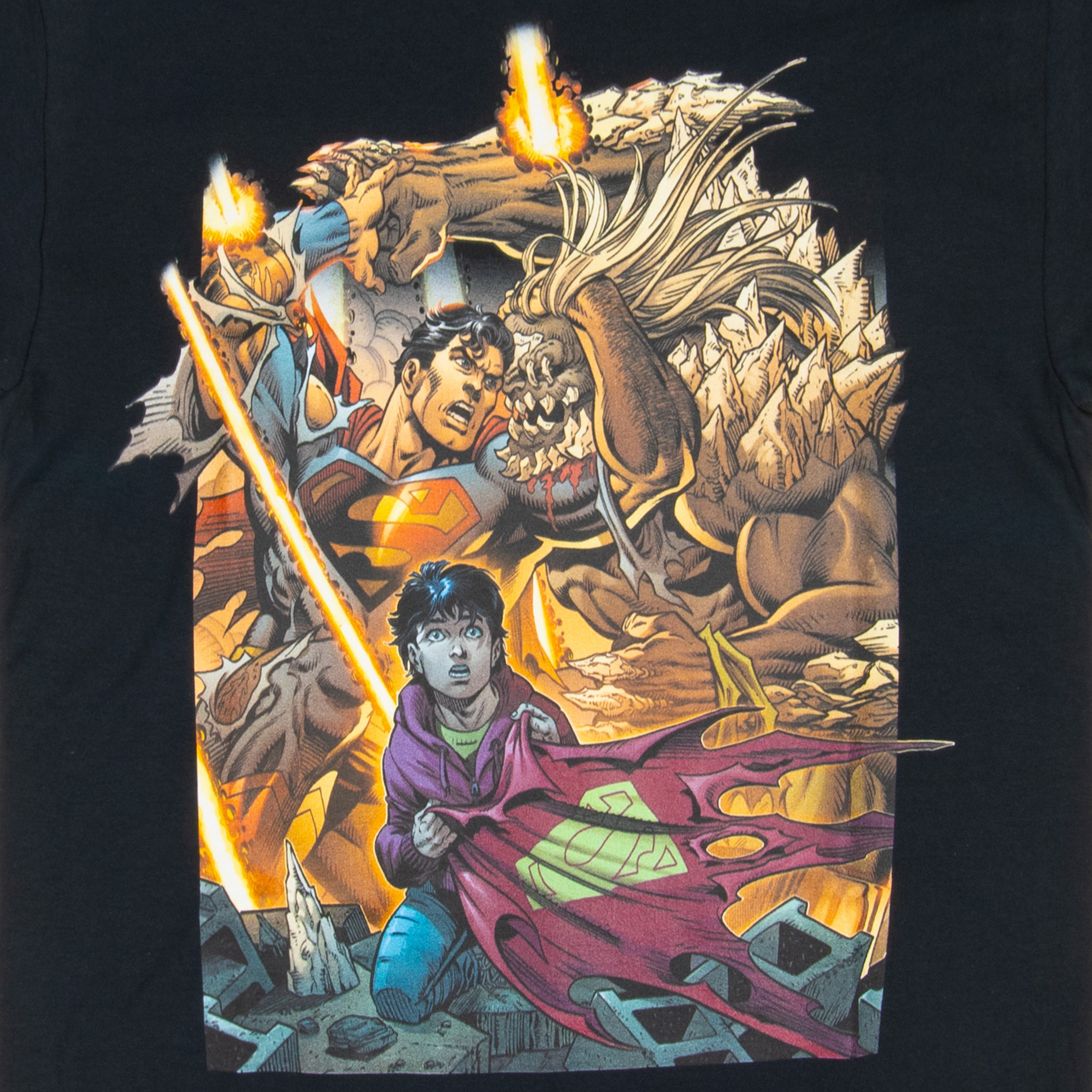 Superman The Death of Superman T-Shirt Black | eBay