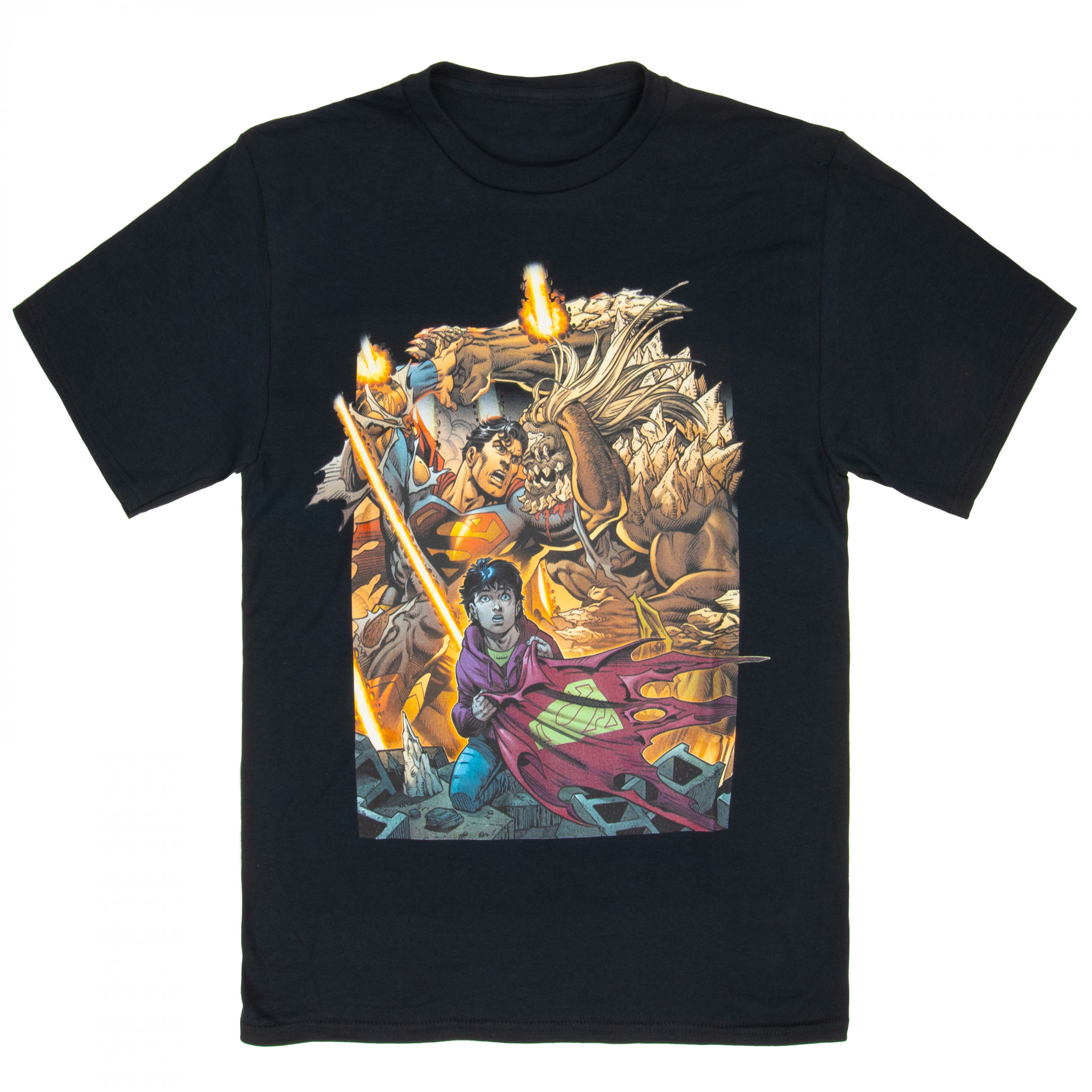 Superman The Death of Superman T-Shirt, Black