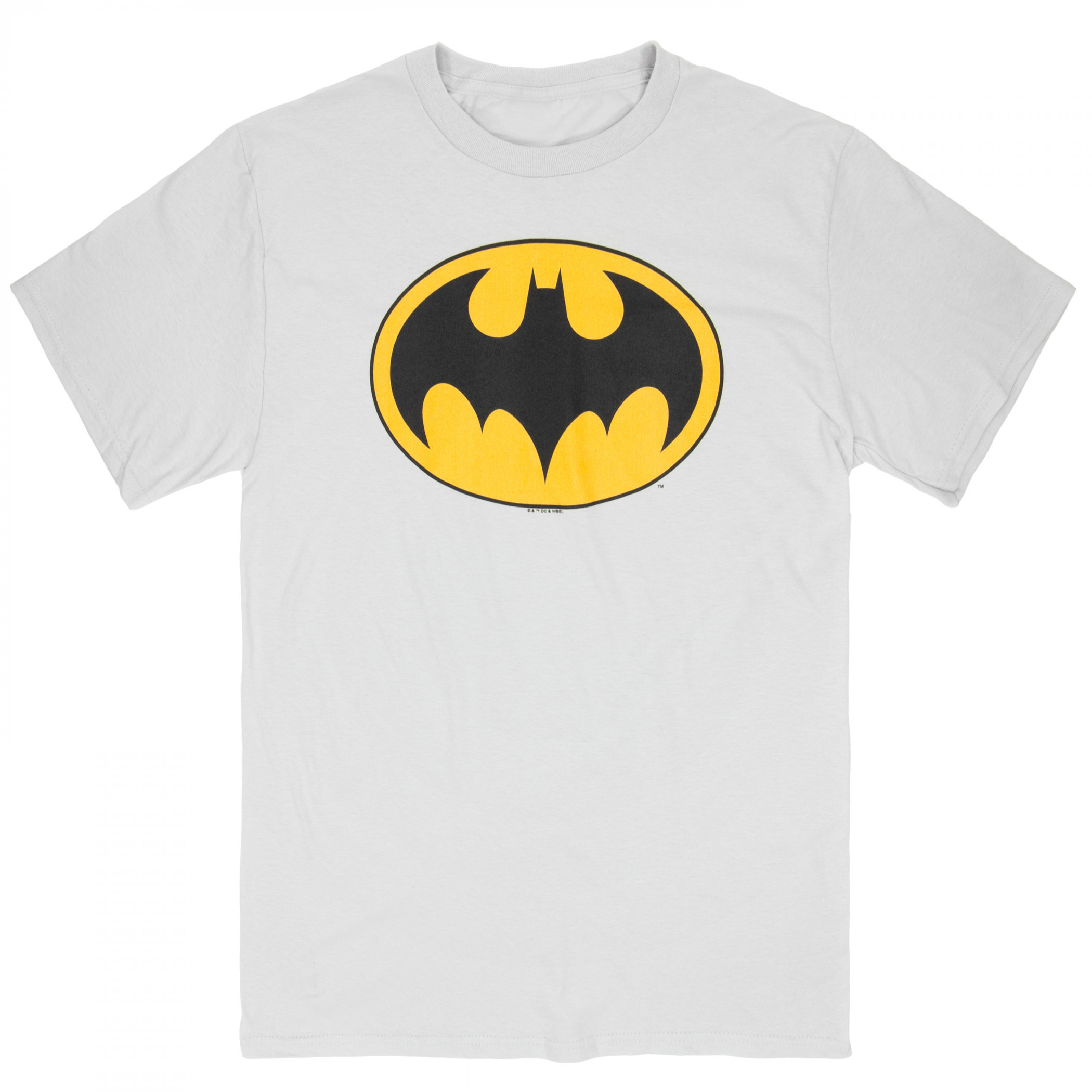 Batman The Animated Series Chest Logo T-Shirt, Grey