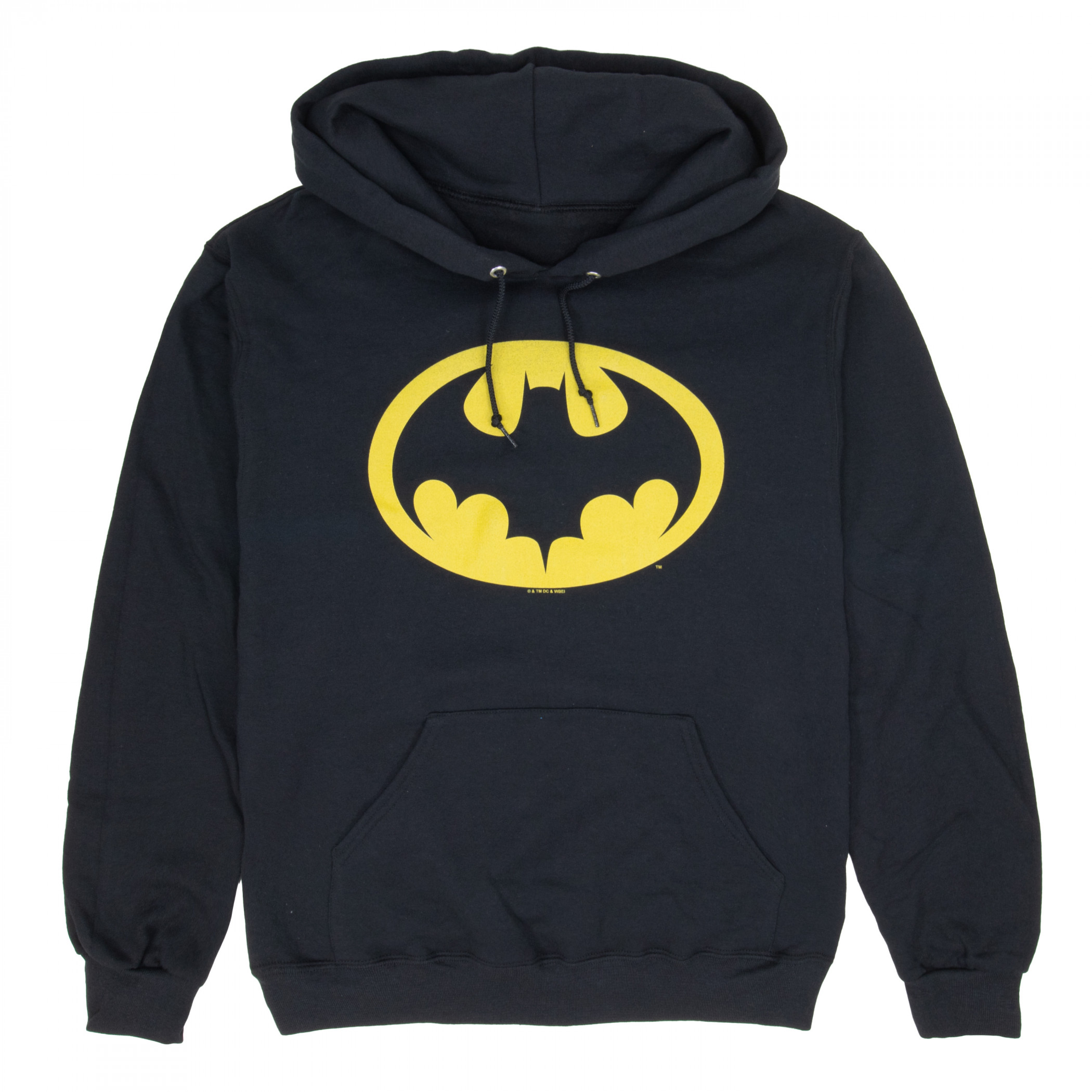 Batman Keaton 1989 Logo Hoodie, Black