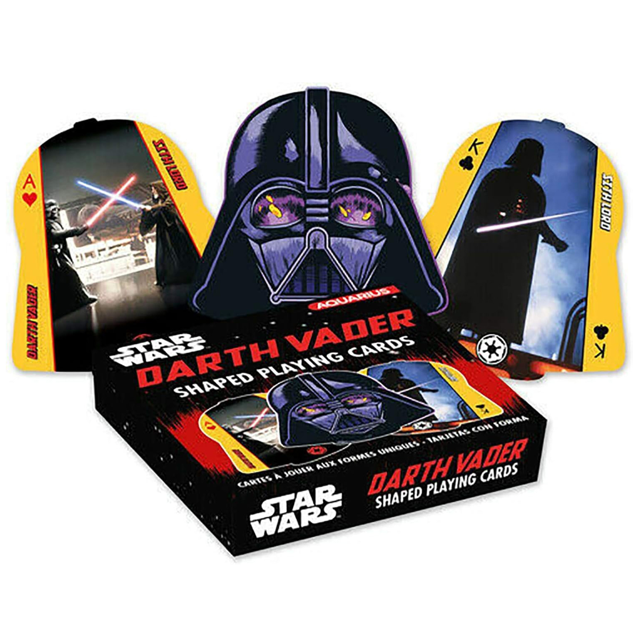 Star Wars Darth Vader Shaped Playing Cards, Black