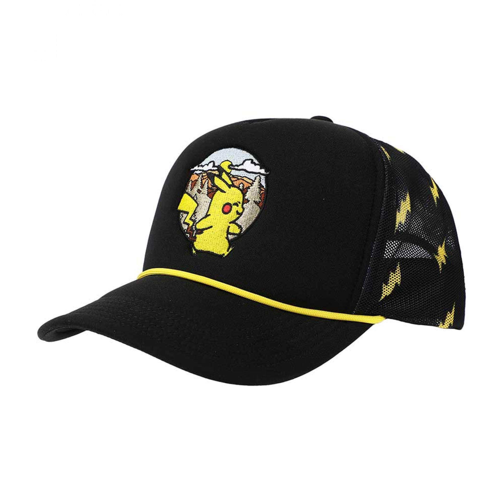 Pokemon Pikachu Foam Trucker Hat With Embroidery, Multi-Color