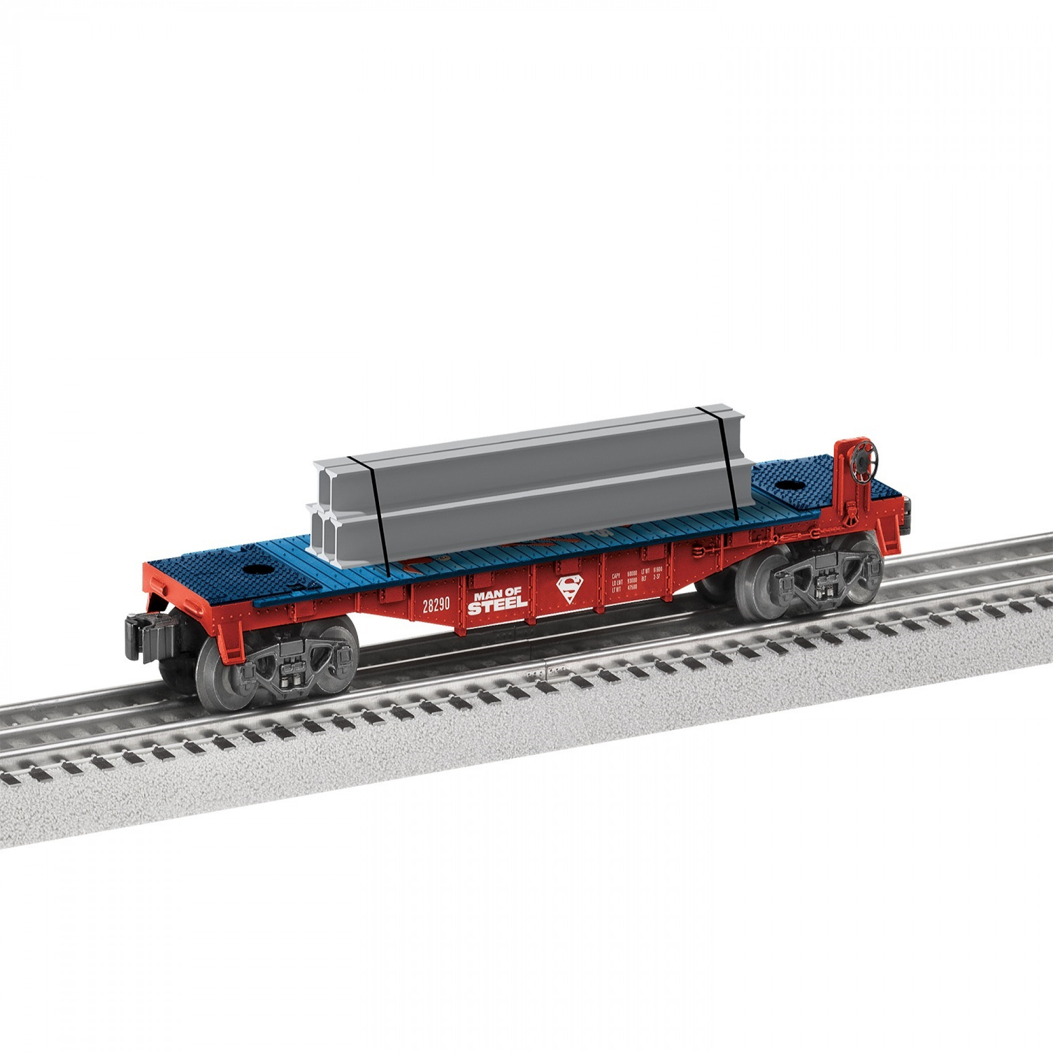 Lionel DC Comics Superman Man of Steel i-Beam Flatcar, Multi-Color