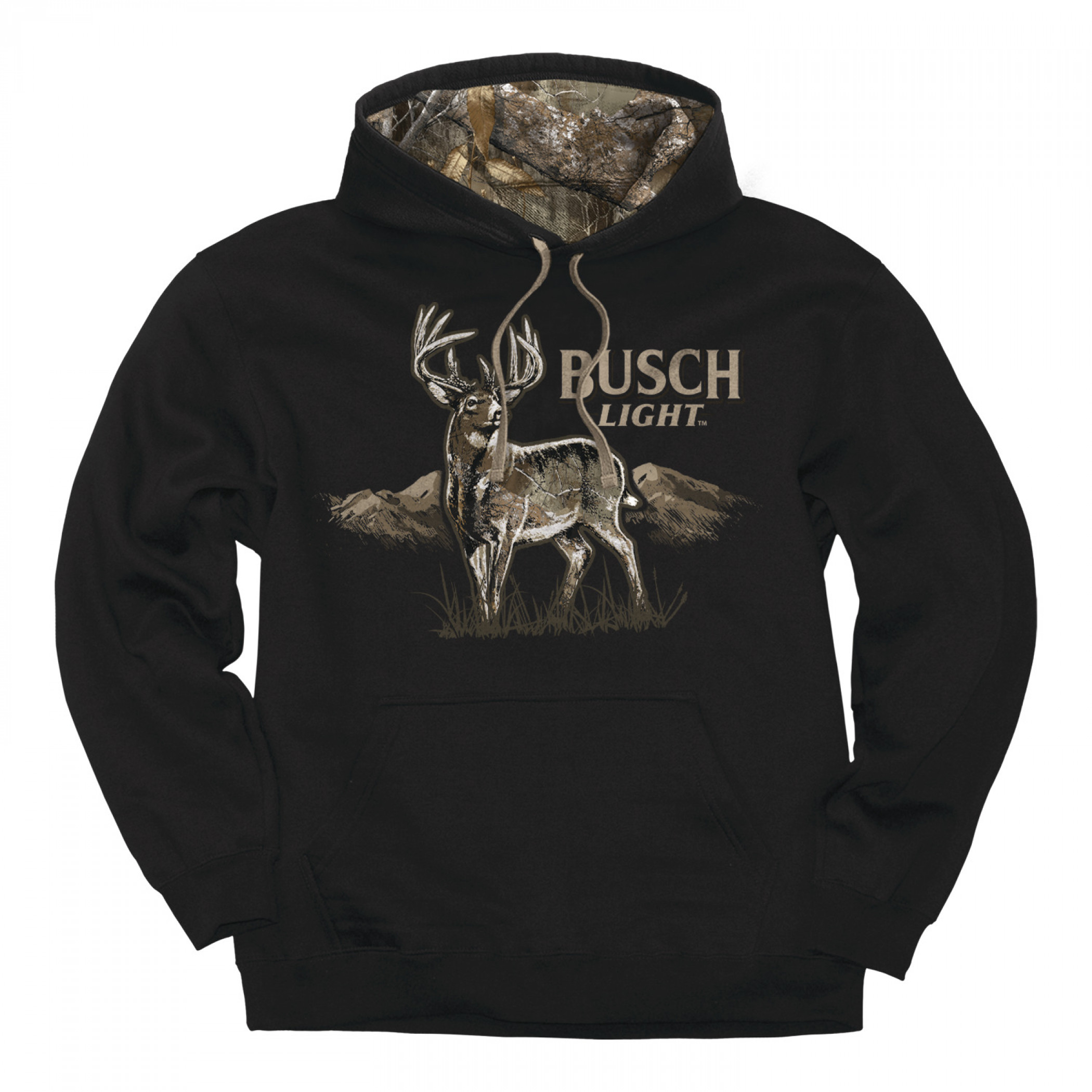 Busch Light Deer Camo Pull-Over Hoodie