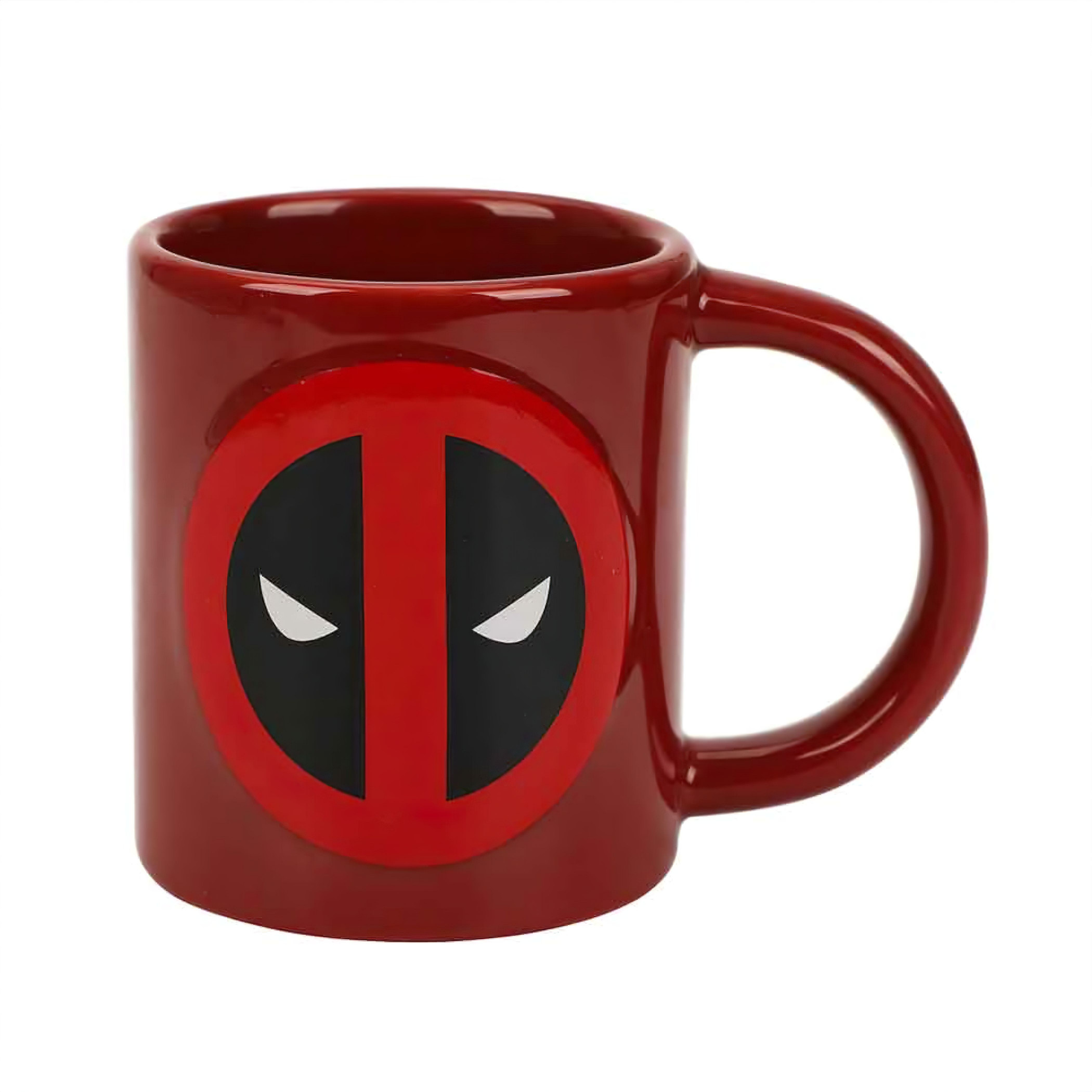 Deadpool Chest & Logo 16 oz. Sculpted Mug, Red