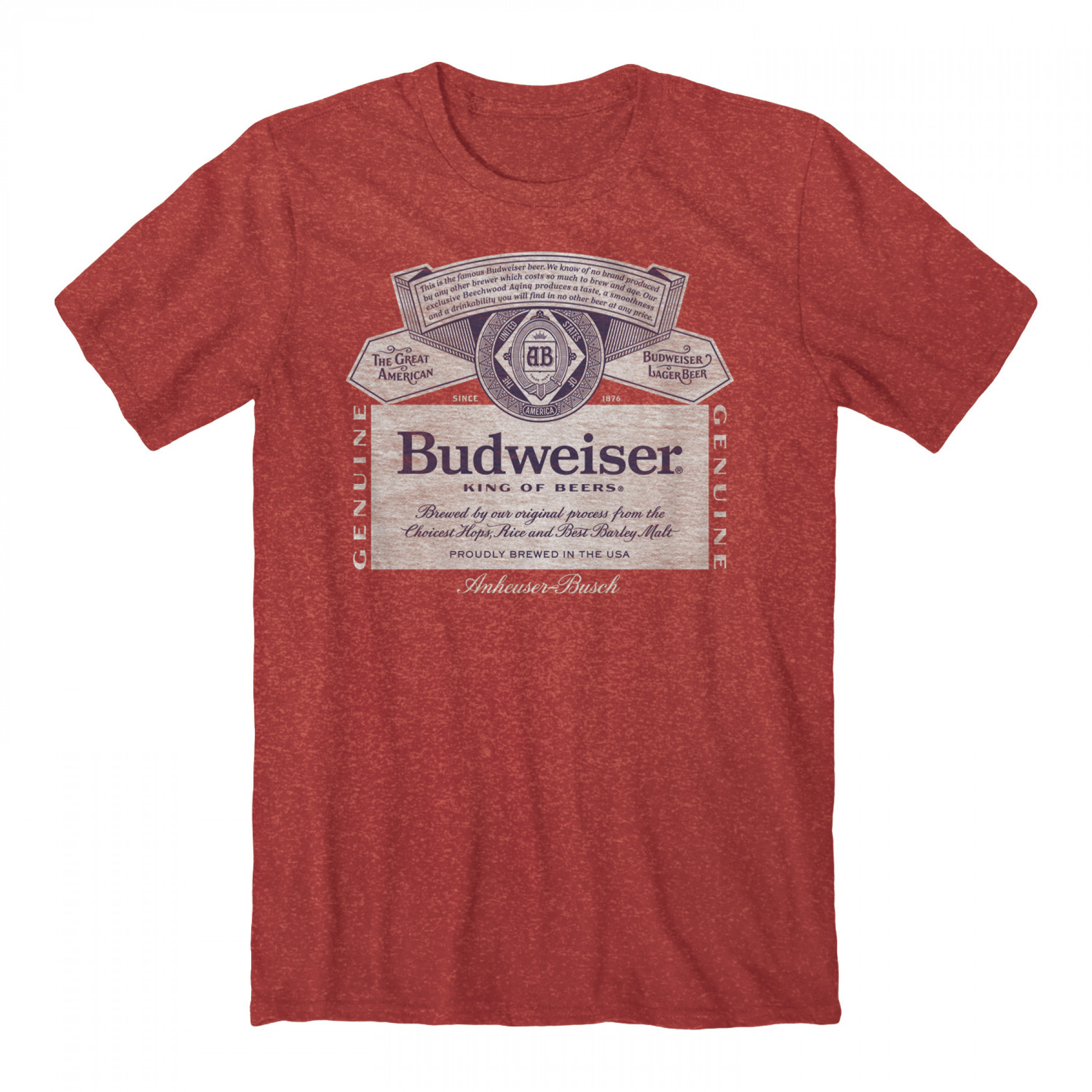 Budweiser King of Beers Print T-Shirt