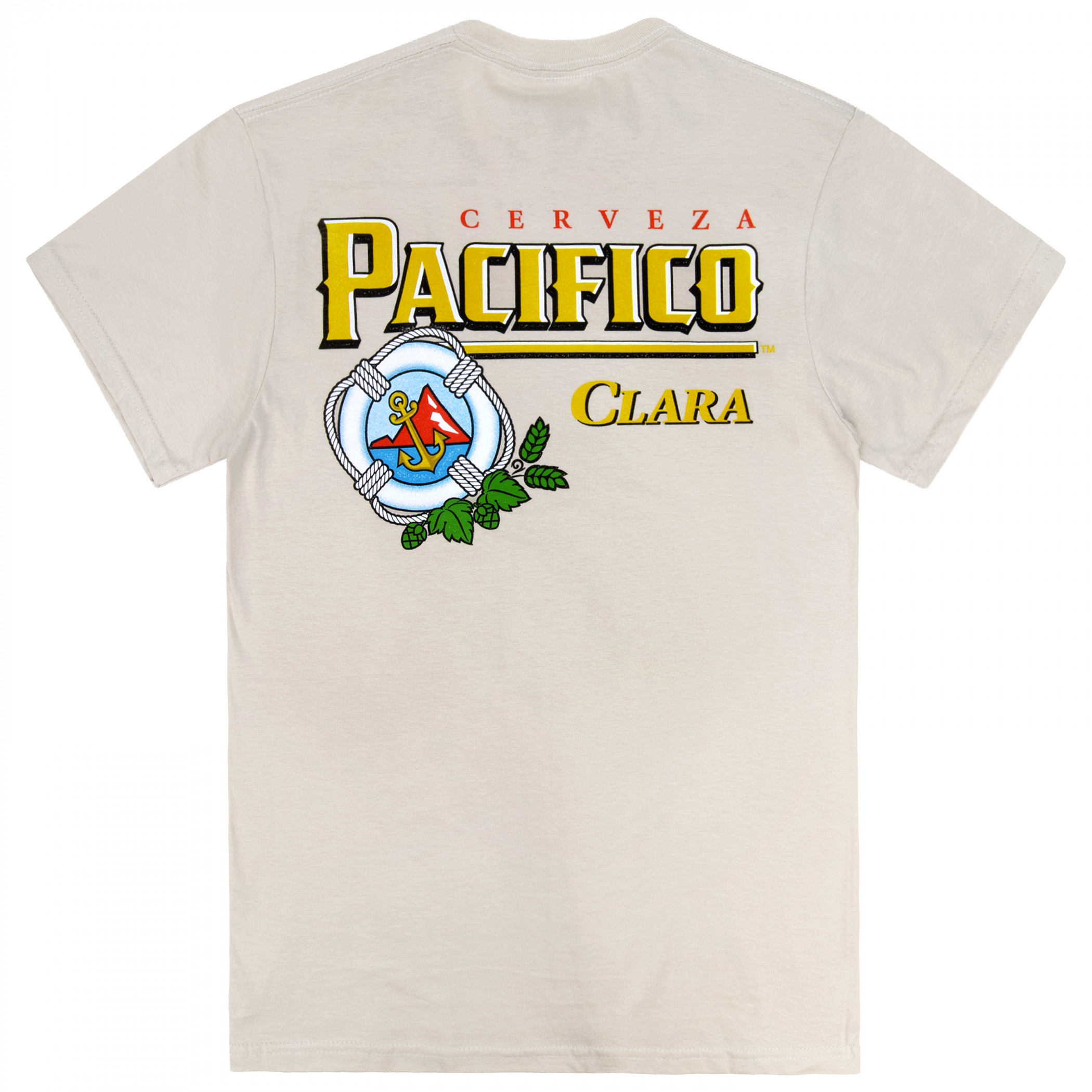 Pacifico Clara Anchors Up Front and Back Print T-Shirt