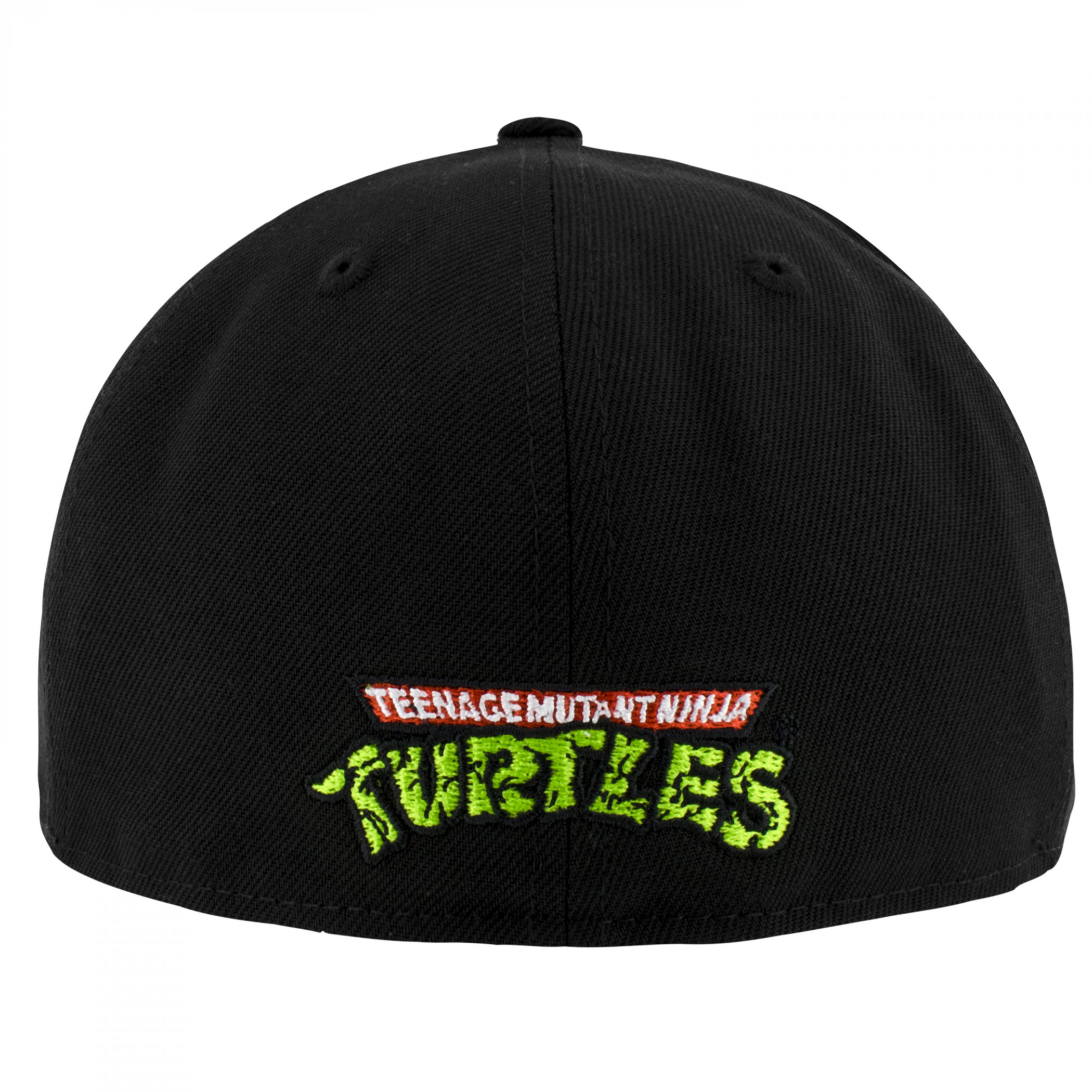 Sombrero ajustado azul Teenage Mutant Ninja Turtles logotipo color negro New Era 59Fifty - Imagen 11 de 60