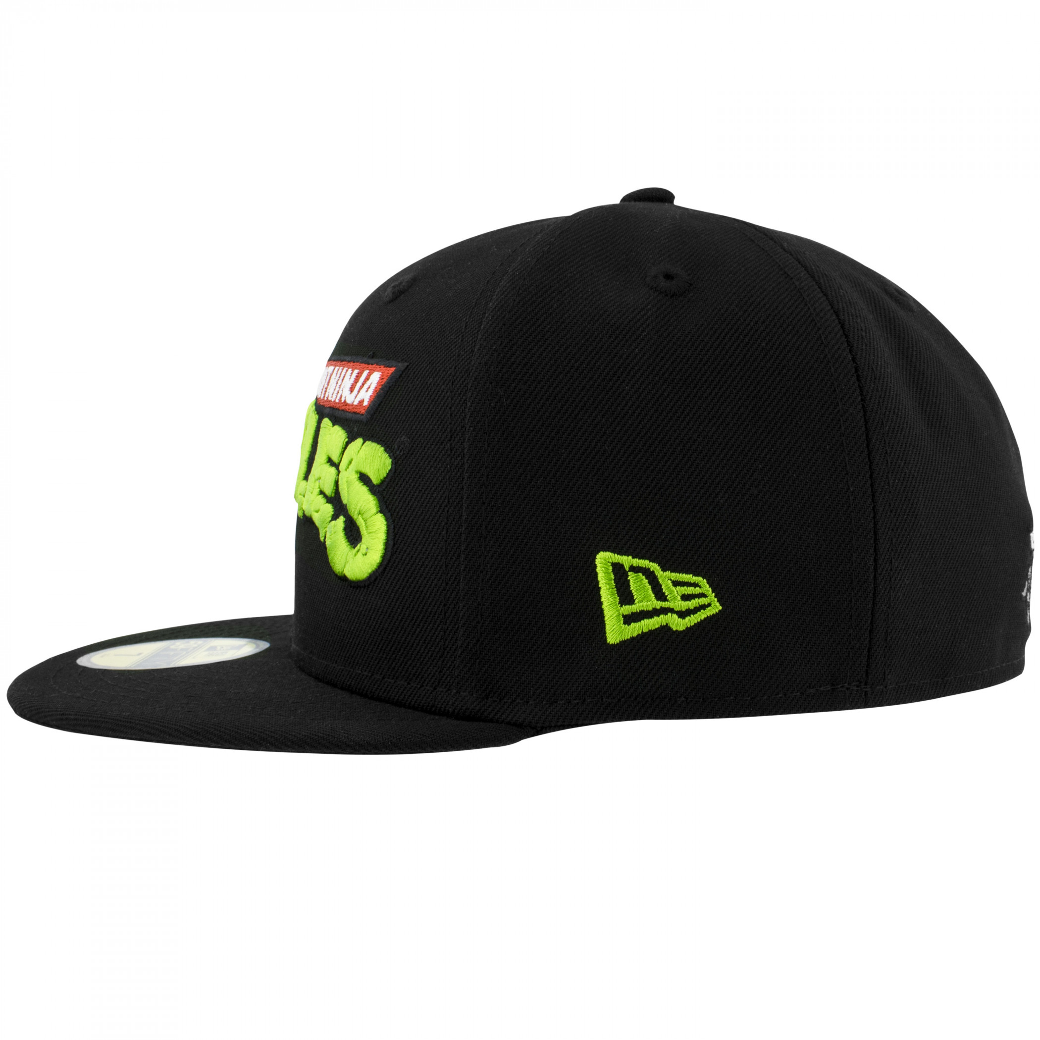 Sombrero ajustado azul Teenage Mutant Ninja Turtles logotipo color negro New Era 59Fifty - Imagen 9 de 60
