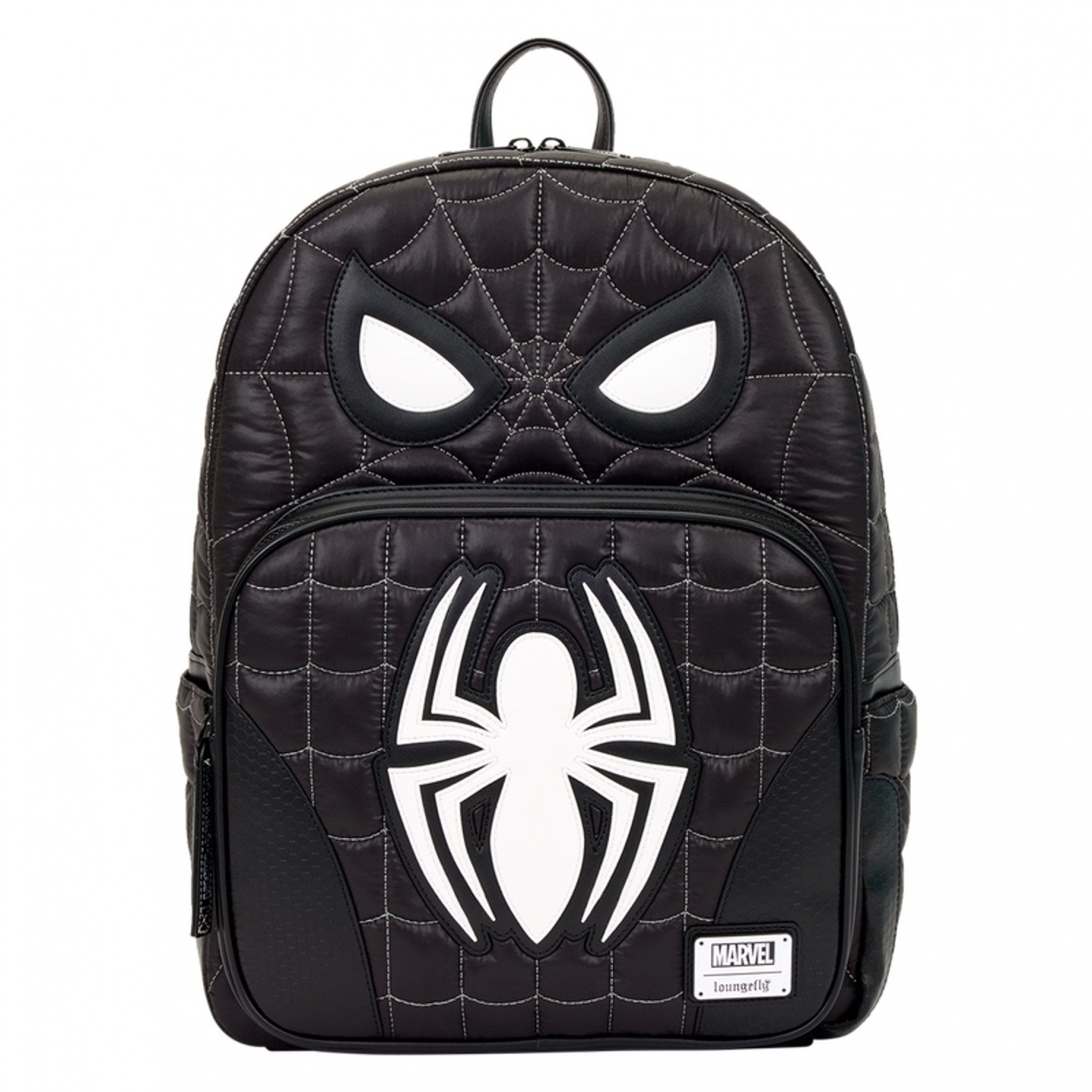 Spider-Man Black Full-Size Backpack By Loungefly, Black