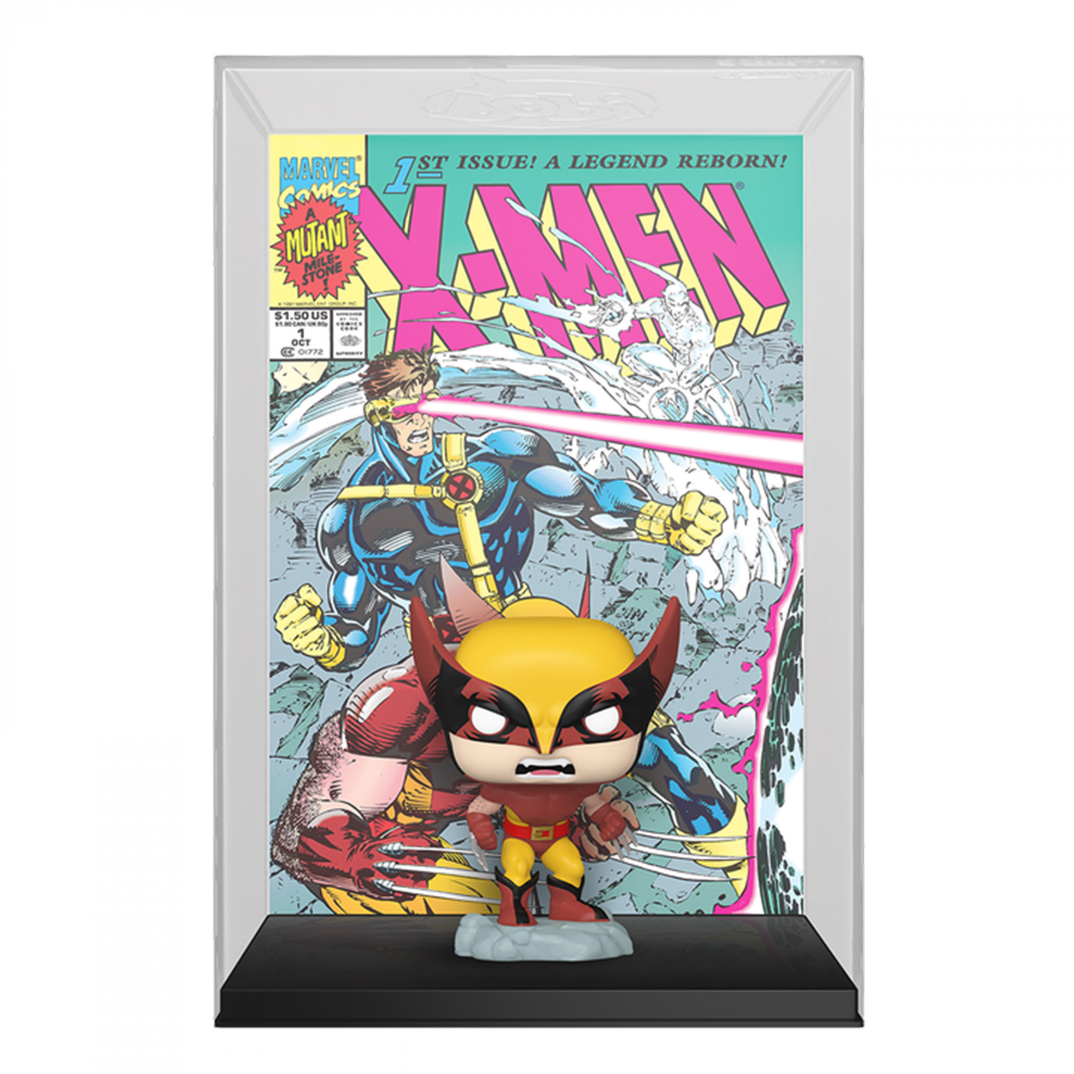 Wolverine X-Men #1 (1991) Funko Pop! in Display Case, Multi-Color