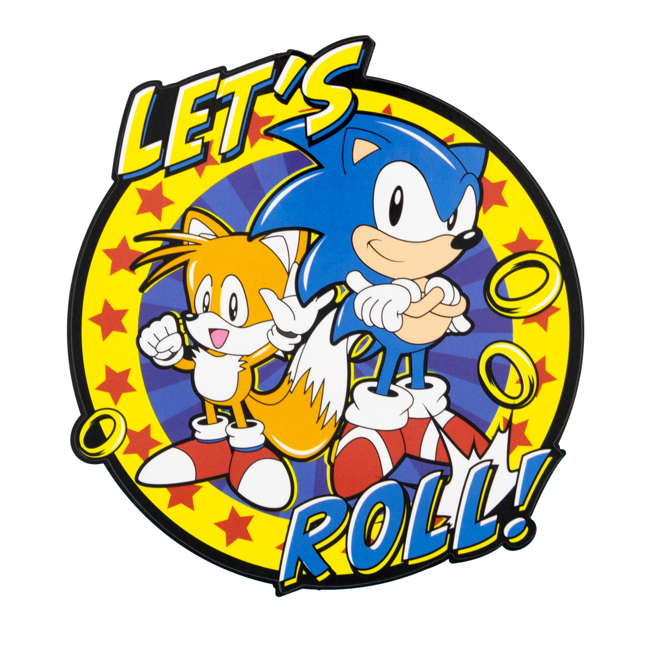 Sonic the Hedgehog 'Let's Roll' Sticker, Multi-Color