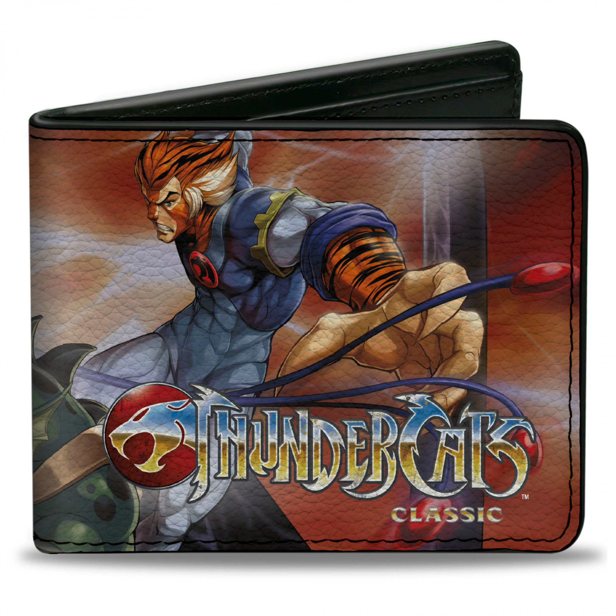Thundercats Slithe Cheetara Tygra Battle Scene Bi-Fold Wallet, Multi-Color