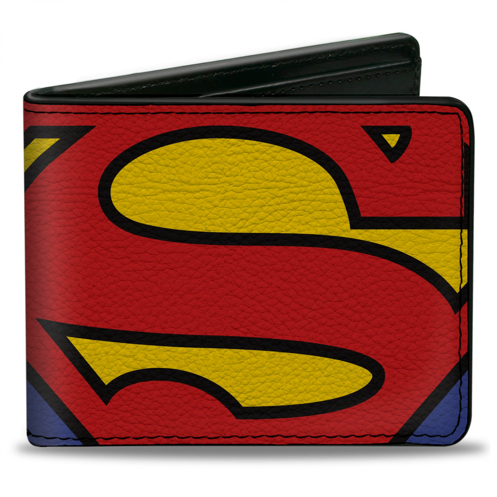 Superman Close-Up Logo Bi-Fold Wallet, Multi-Color
