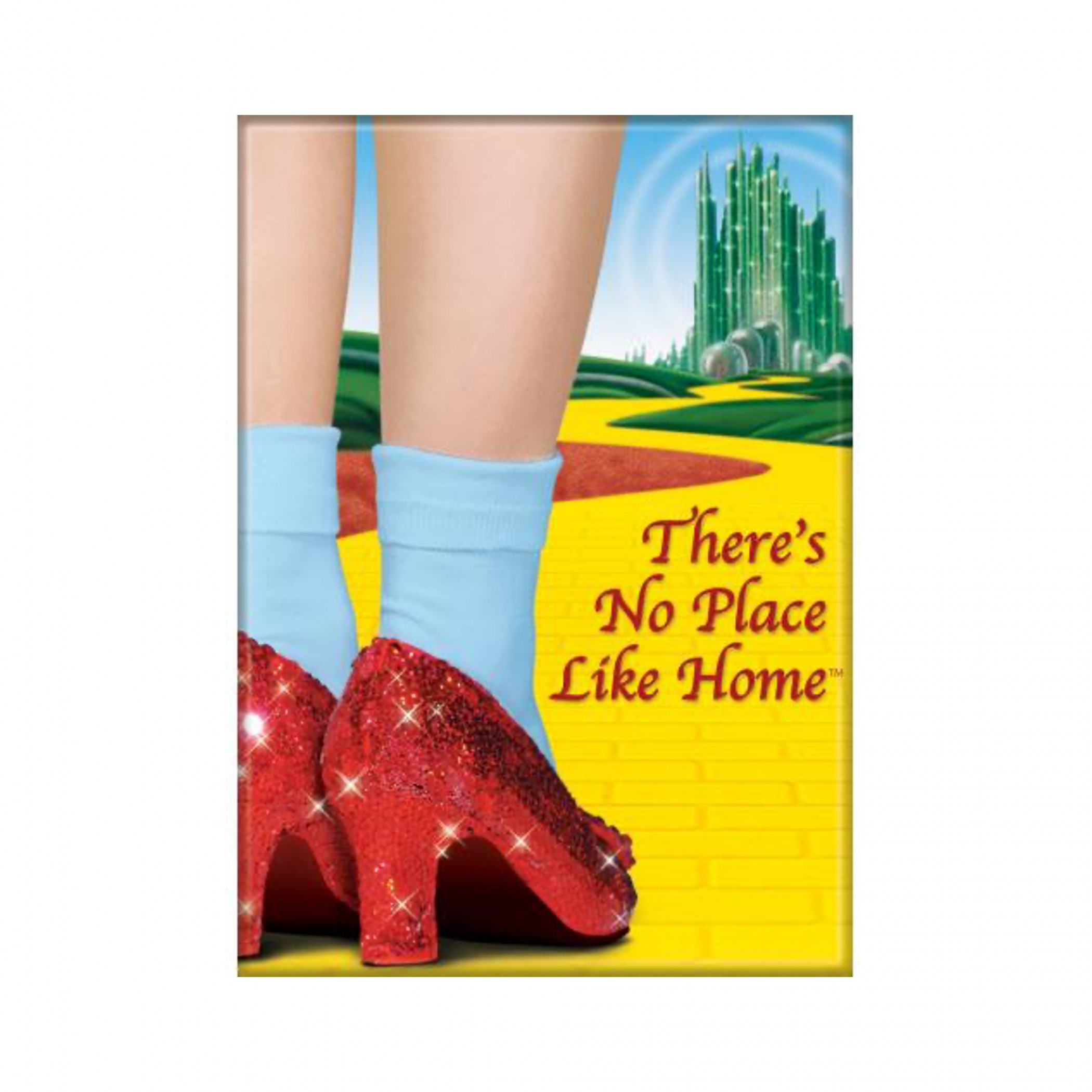 Wizard of Oz Ruby Slippers 'There's No Place Like Home' Magnet, Multi-Color