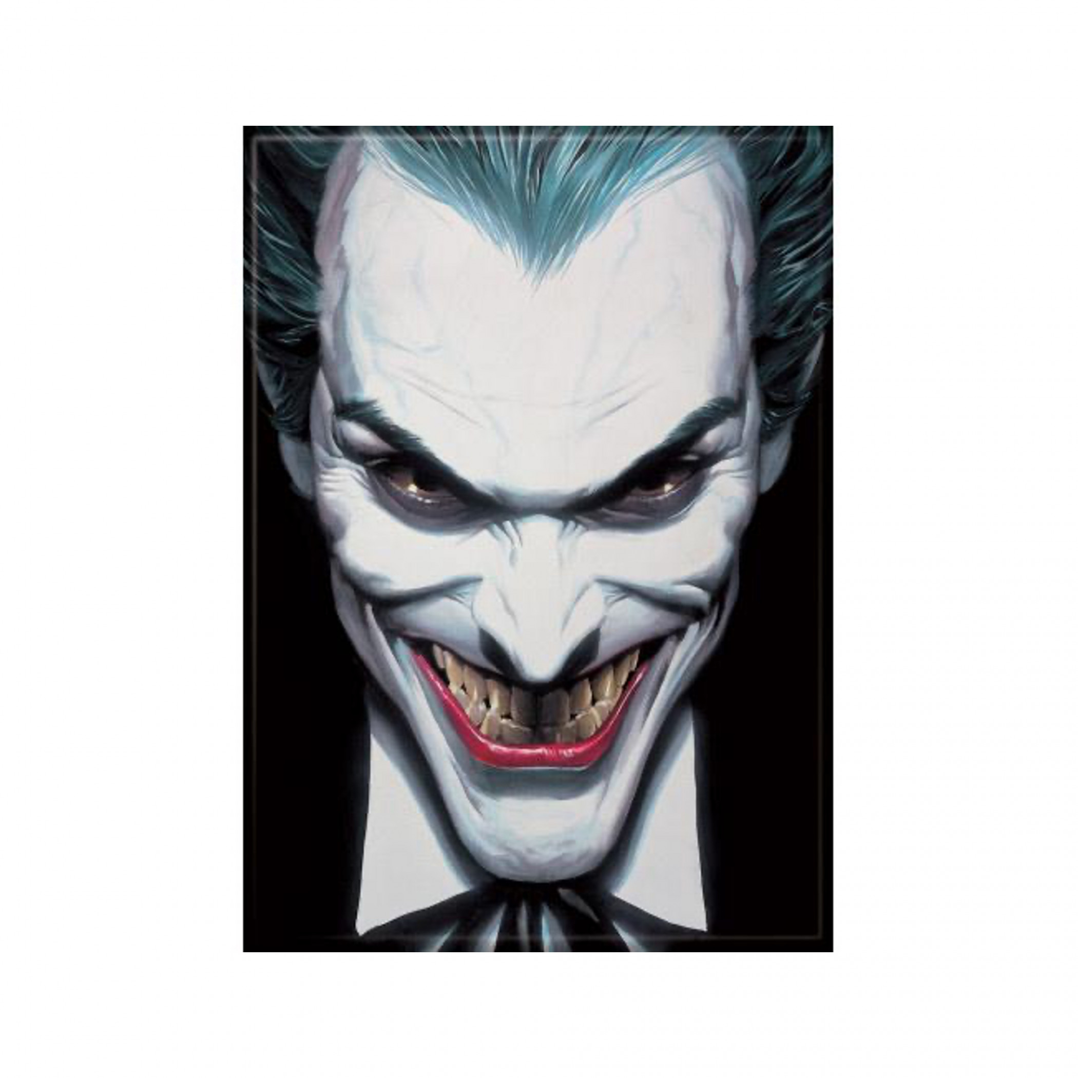 Joker Alex Ross Sneering Magnet, Multi-Color