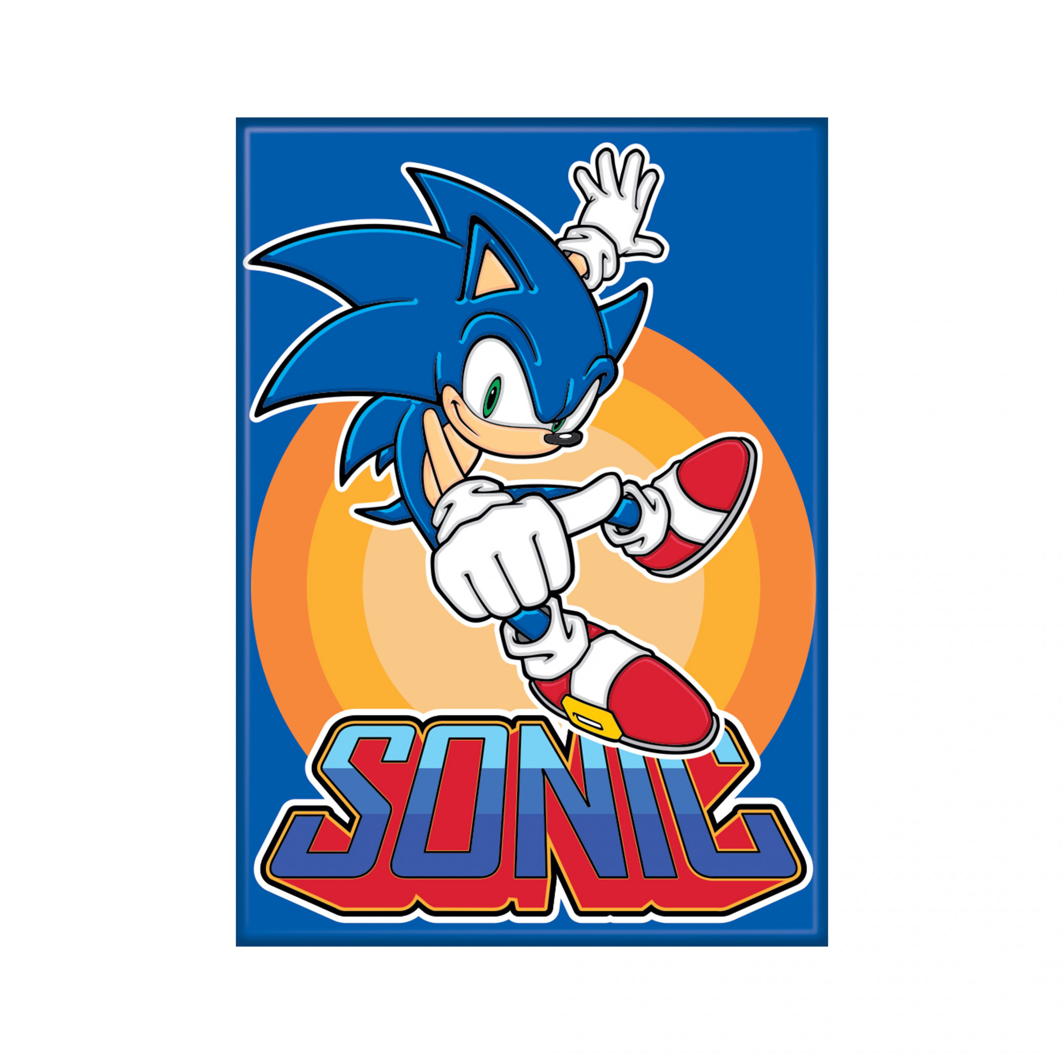 Sonic the Hedgehog True Blue Magnet, Multi-Color