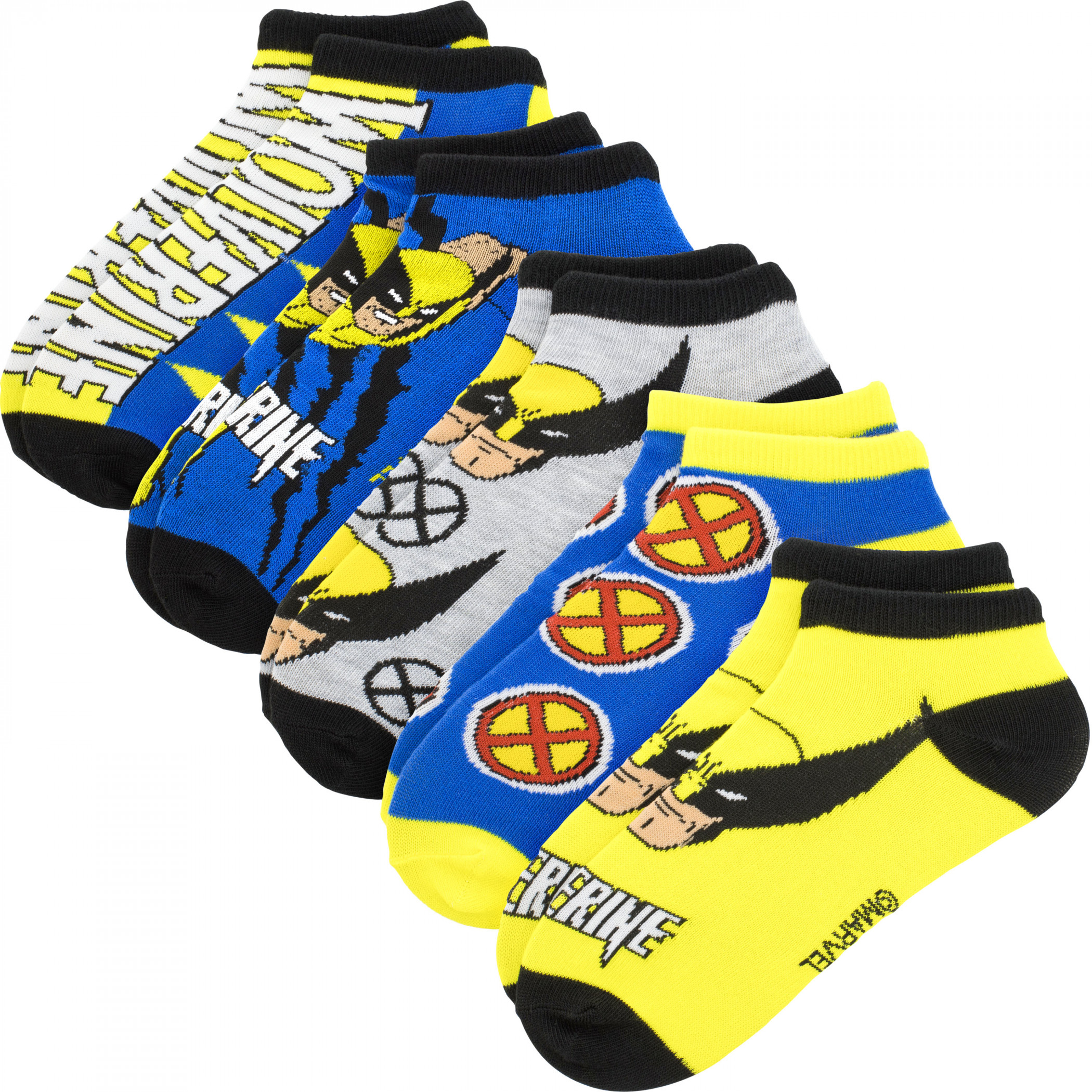 Wolverine Icons Women's 5-Pair Pack of Low Cut Socks, Multi-Color