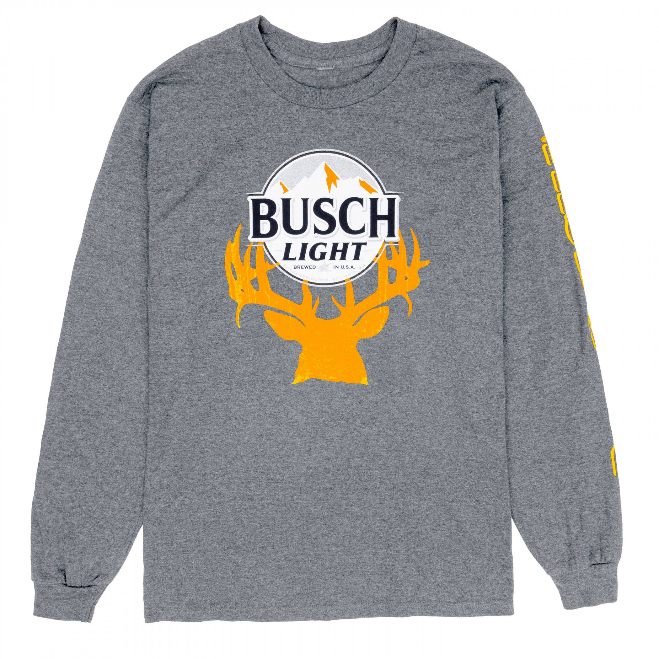 Busch Light Deer Hunter Logo Long Sleeve Shirt