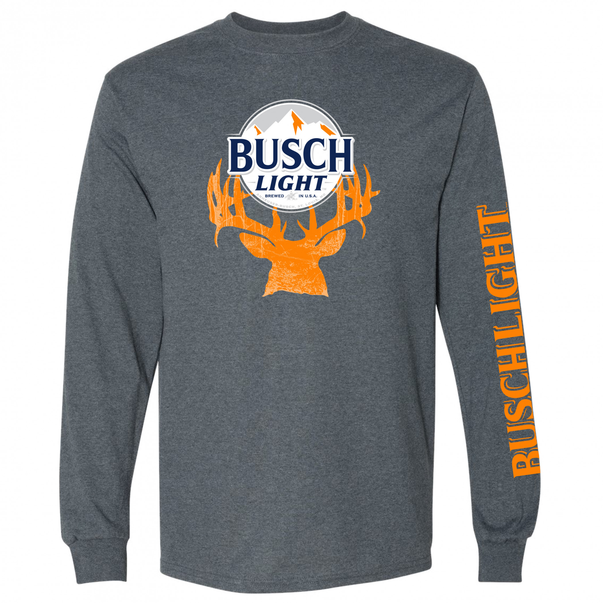 Busch Light Deer Hunter Logo Long Sleeve Shirt