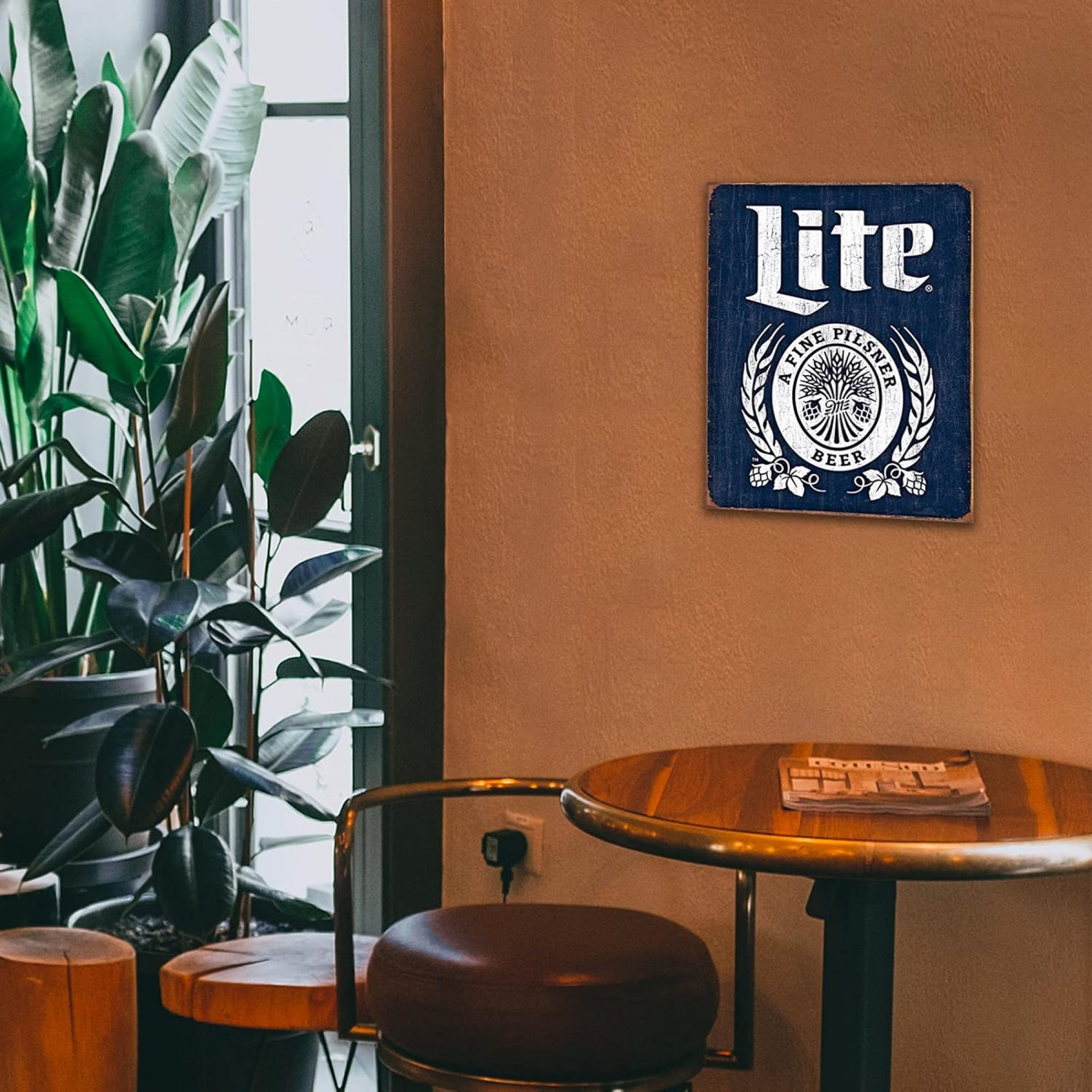 Miller Lite A Fine Pilsner Tin Sign