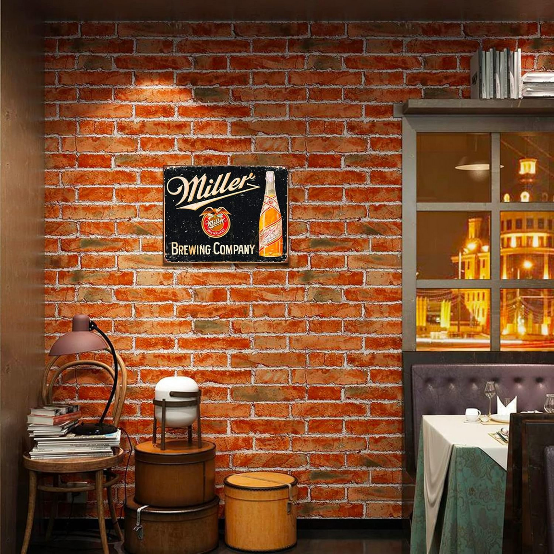 Miller Brewing Vintage Tin Sign