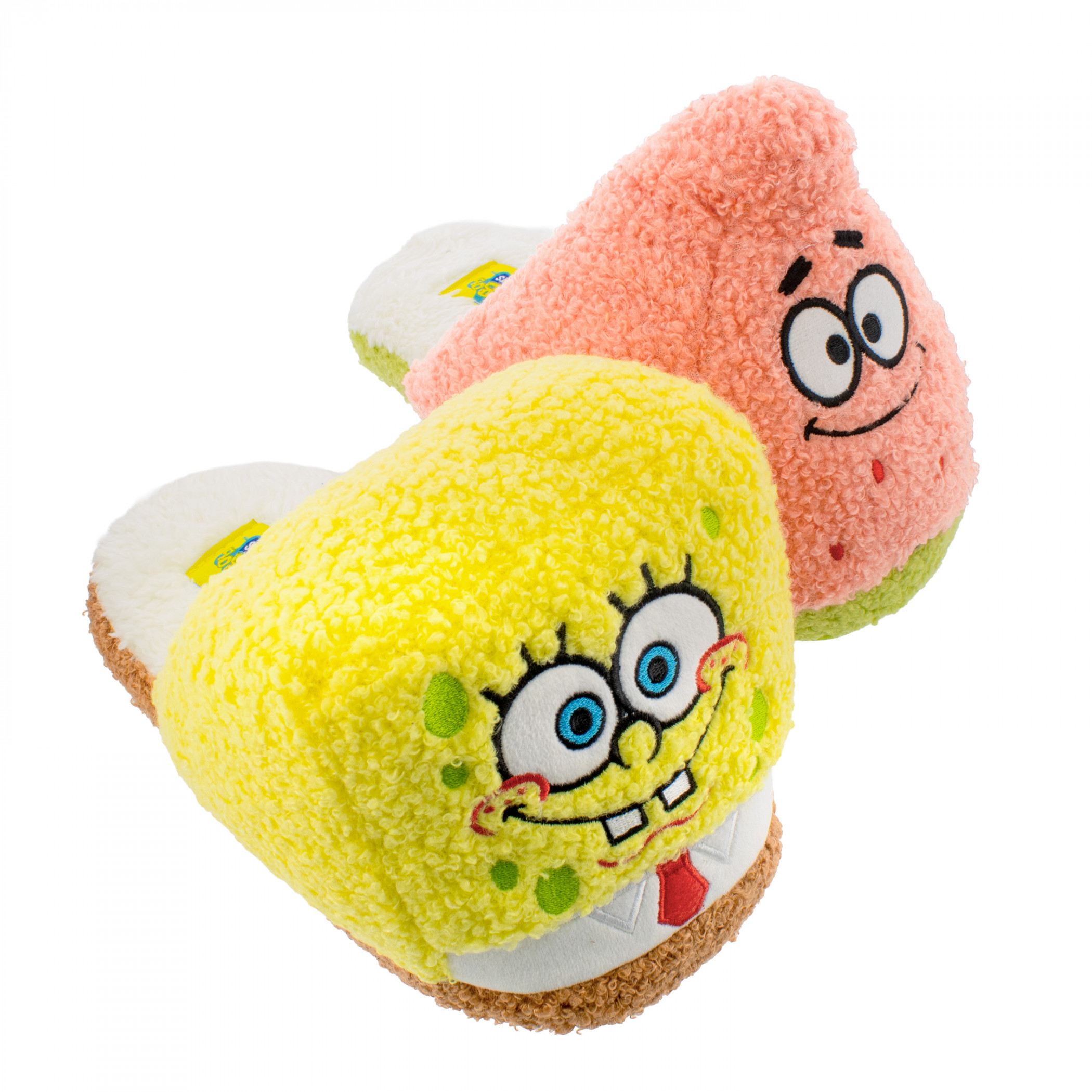 SpongeBob SquarePants and Patrick Fuzzy Slippers Multi-Color  display picture 3