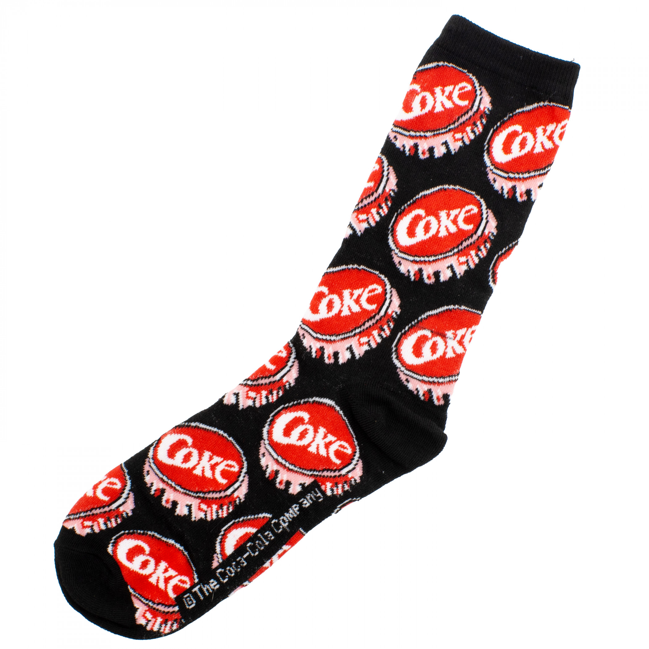 Coca-Cola Logo Adult Crew Socks 3-Pack